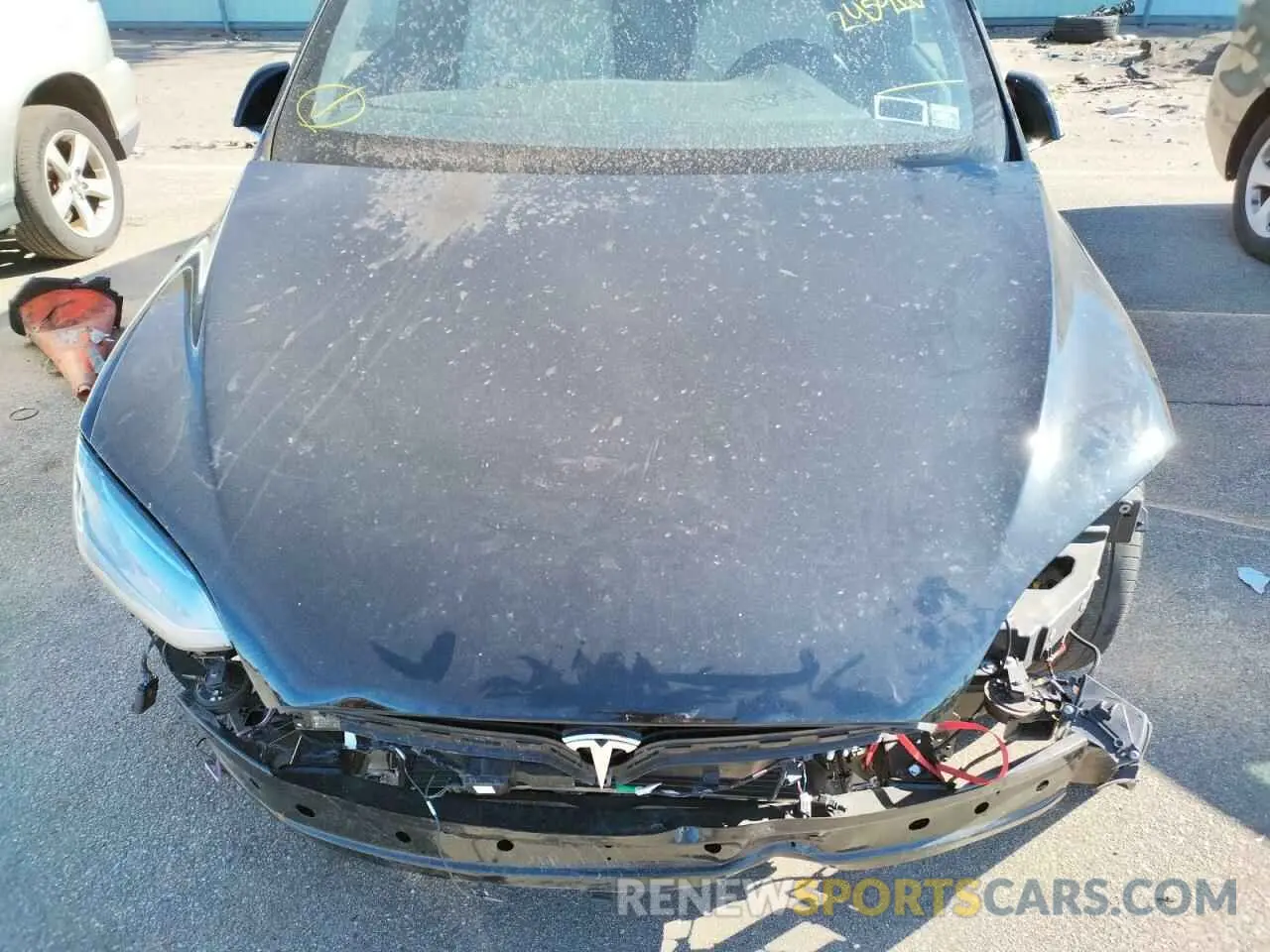 7 fotografías del automóvil dañado 5YJXCAE27LF245910 TESLA MODEL X 2020