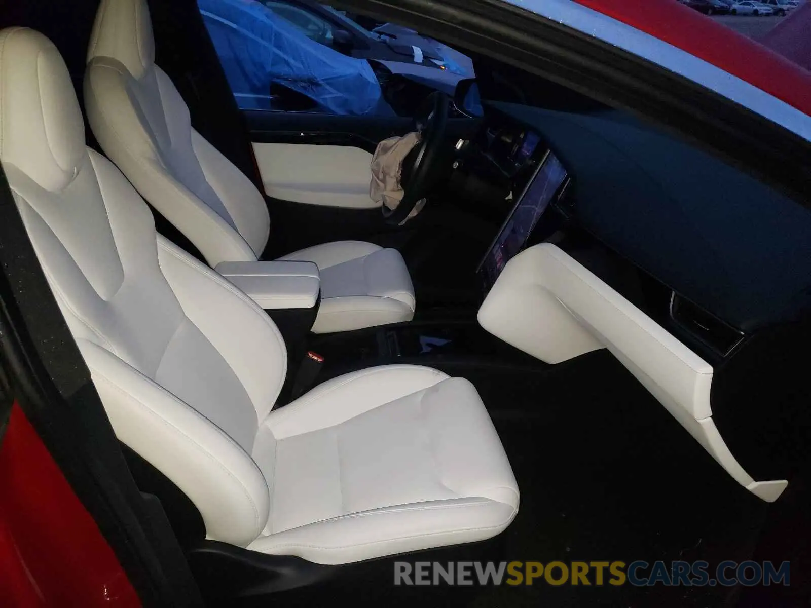 5 fotografías del automóvil dañado 5YJXCAE27LF250329 TESLA MODEL X 2020