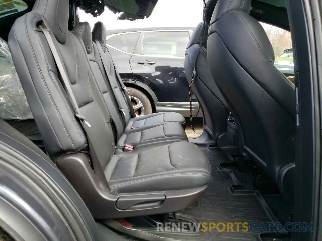 11 fotografías del automóvil dañado 5YJXCAE27LF300467 TESLA MODEL X 2020