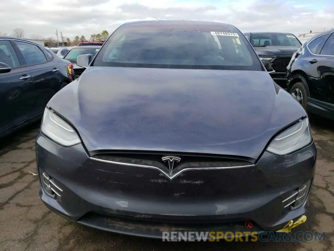 5 fotografías del automóvil dañado 5YJXCAE27LF300467 TESLA MODEL X 2020