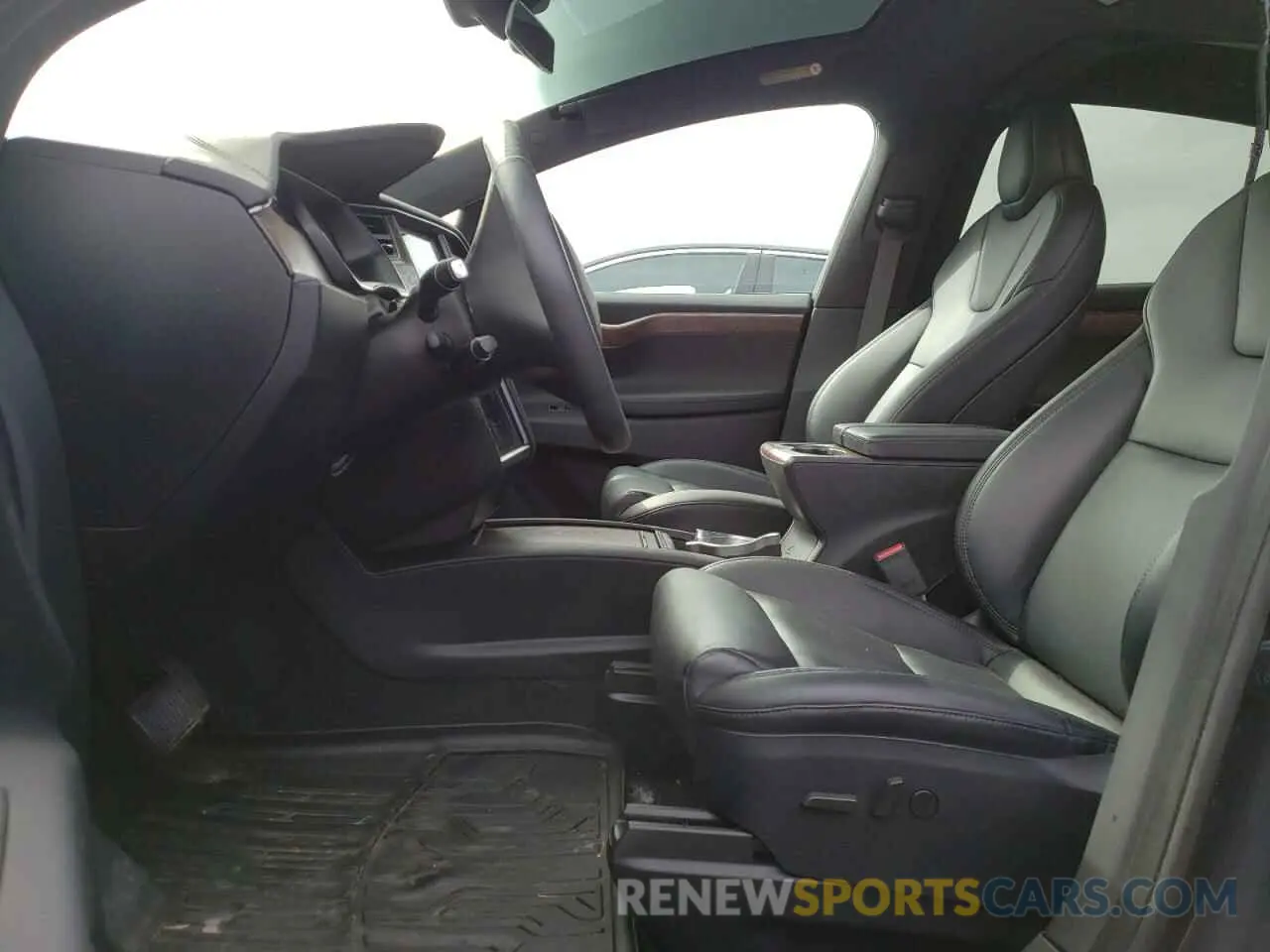 7 fotografías del automóvil dañado 5YJXCAE27LF300467 TESLA MODEL X 2020