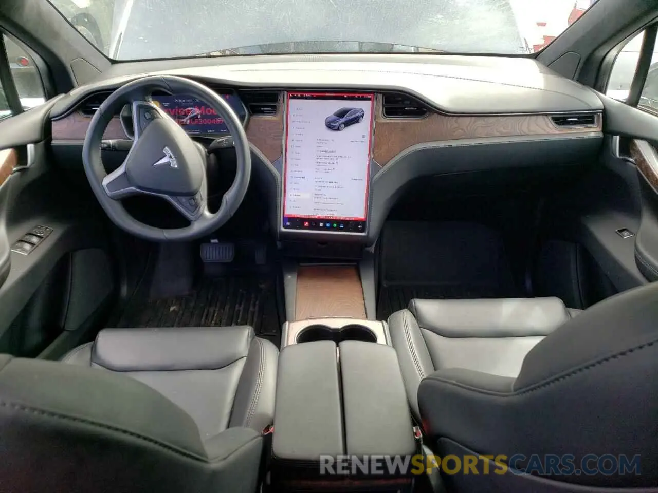 8 fotografías del automóvil dañado 5YJXCAE27LF300467 TESLA MODEL X 2020