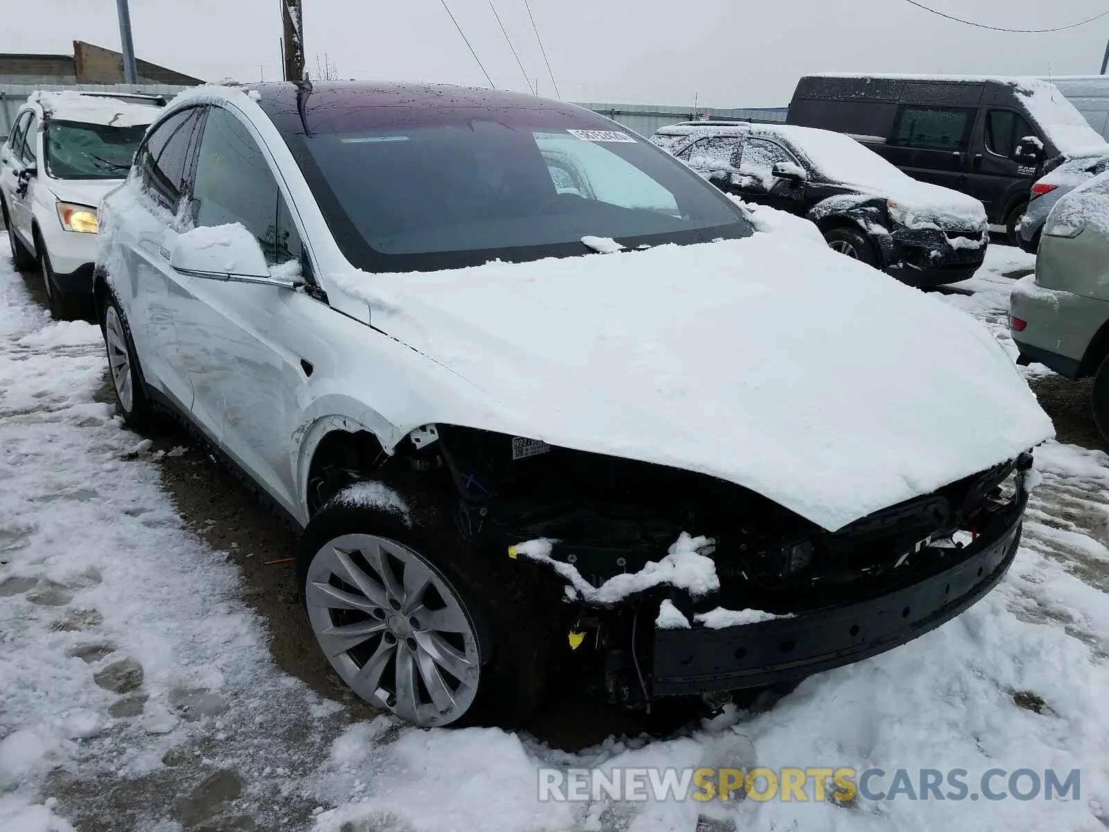 1 fotografías del automóvil dañado 5YJXCAE28LF219770 TESLA MODEL X 2020