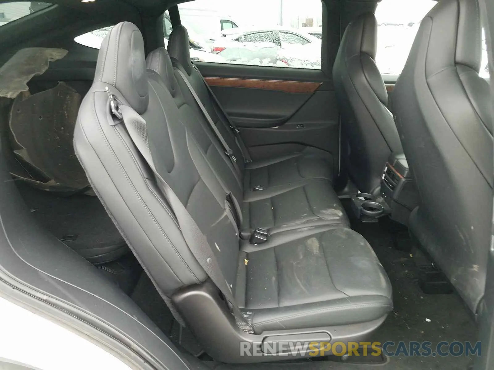 6 fotografías del automóvil dañado 5YJXCAE28LF219770 TESLA MODEL X 2020