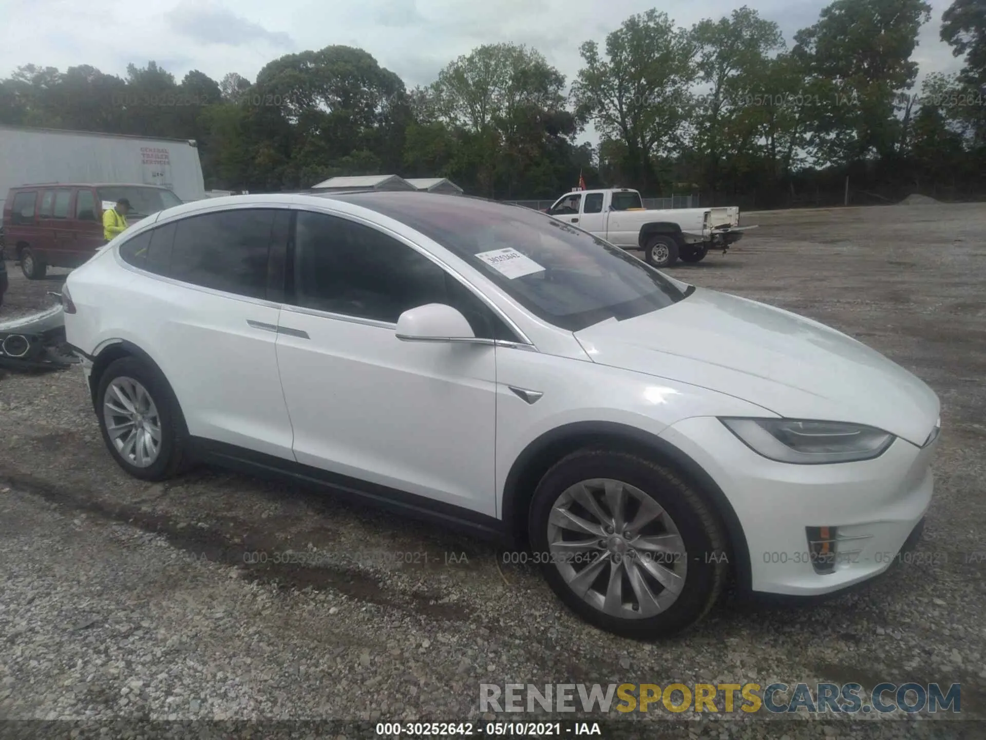 1 fotografías del automóvil dañado 5YJXCAE28LF298731 TESLA MODEL X 2020