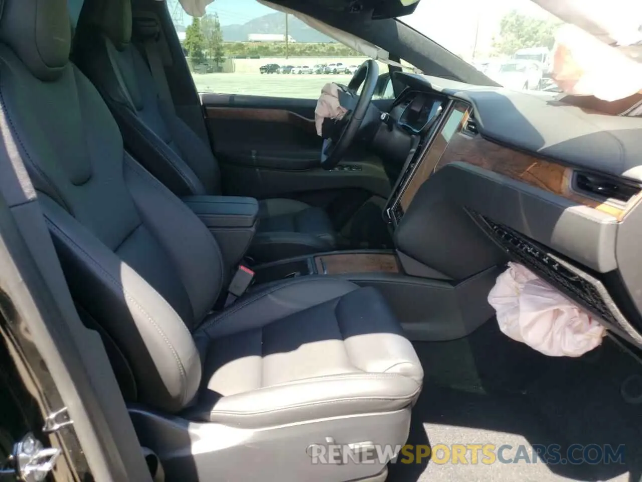 5 fotografías del automóvil dañado 5YJXCAE29LF240904 TESLA MODEL X 2020