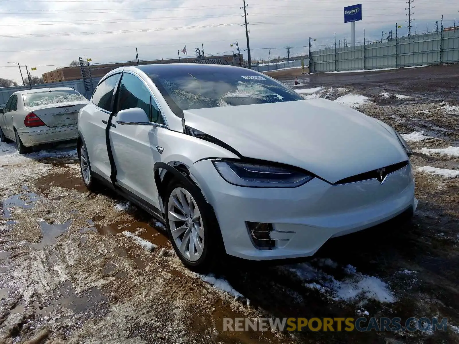1 fotografías del automóvil dañado 5YJXCAE2XLF236554 TESLA MODEL X 2020
