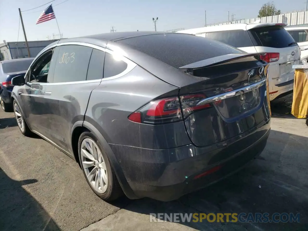 3 fotografías del automóvil dañado 5YJXCAE2XLF248039 TESLA MODEL X 2020