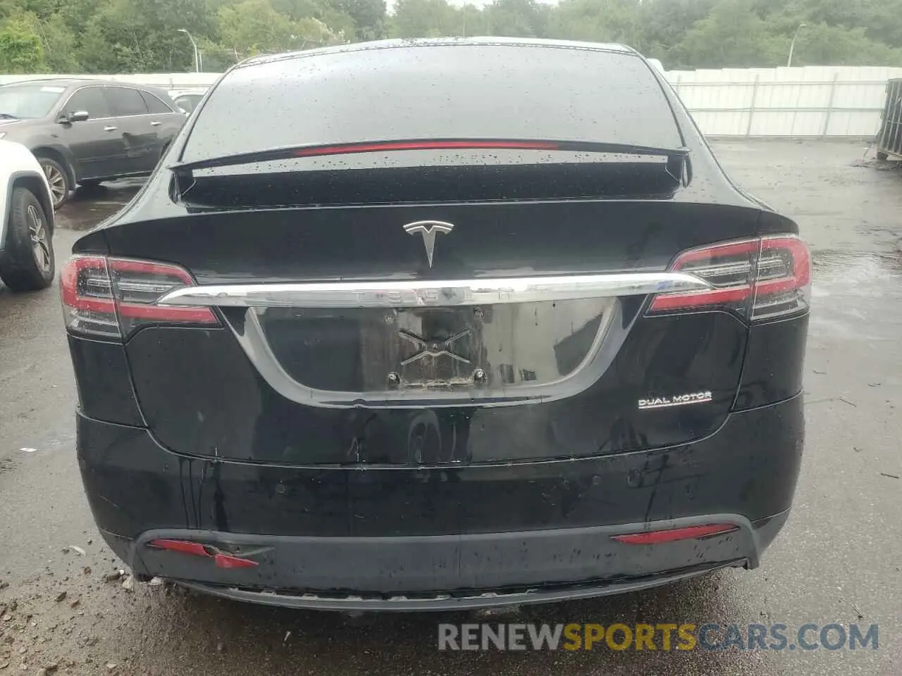 6 fotografías del automóvil dañado 5YJXCAE2XLF277265 TESLA MODEL X 2020
