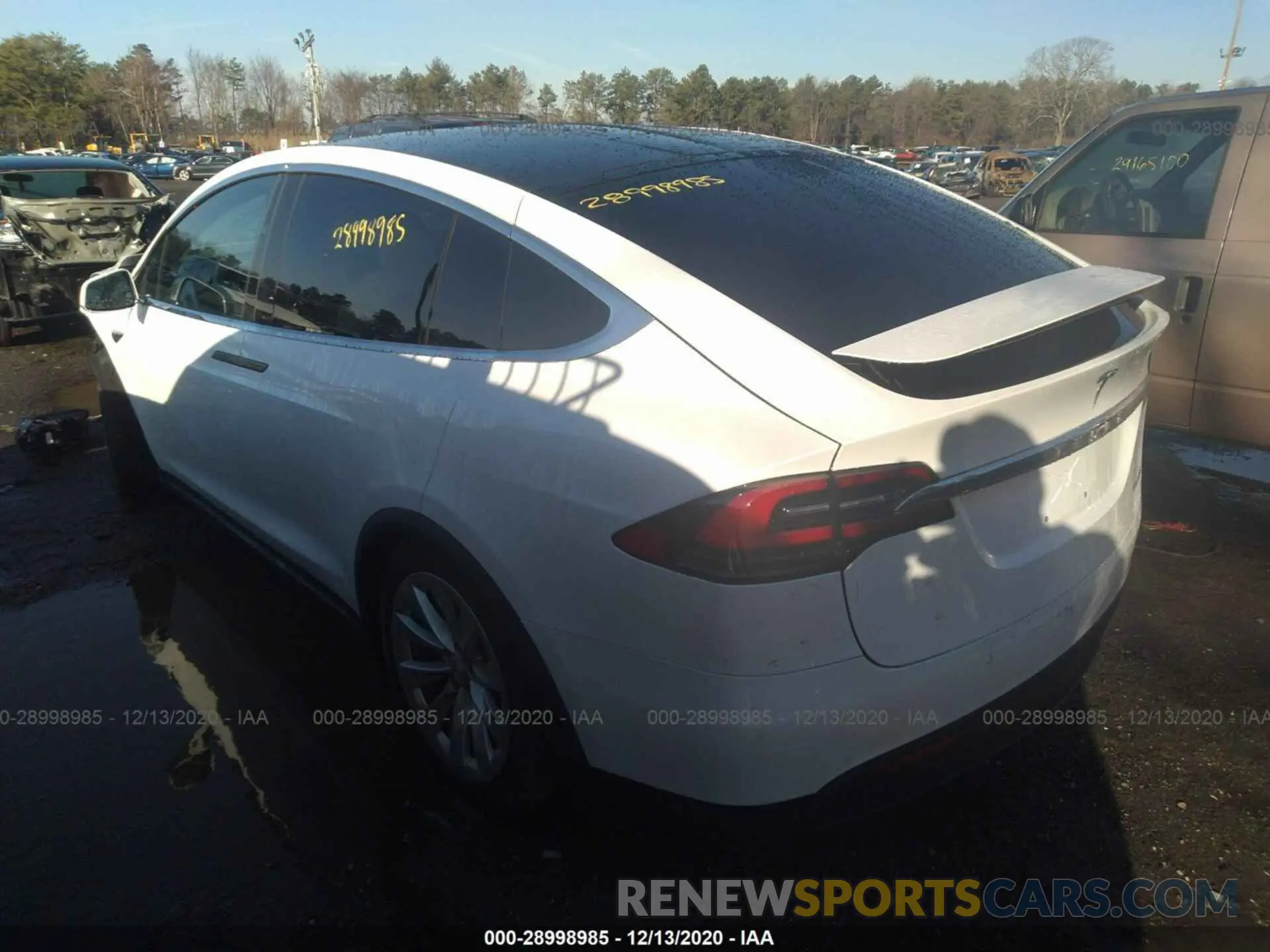 3 fotografías del automóvil dañado 5YJXCAE41LF230188 TESLA MODEL X 2020