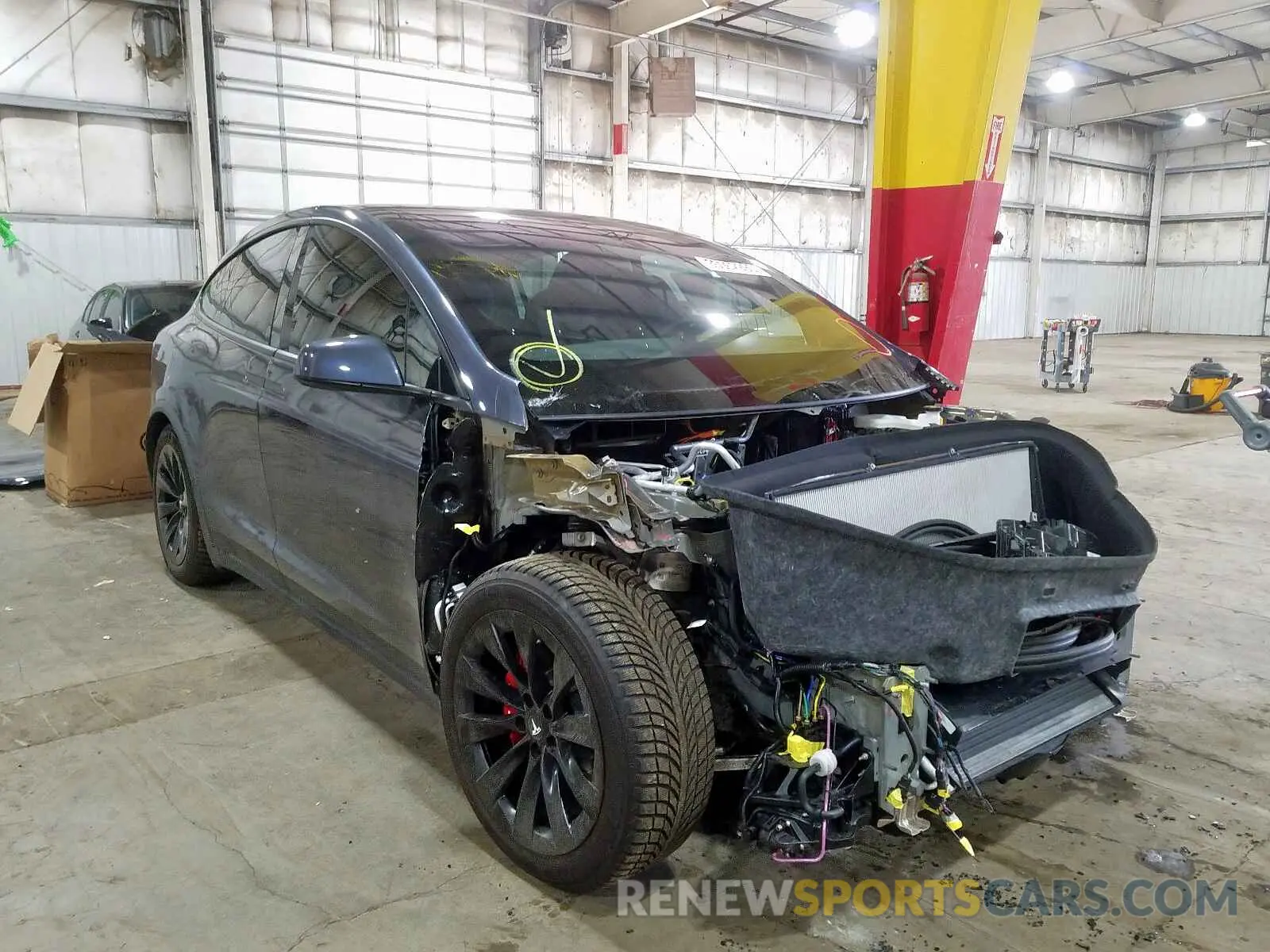 1 fotografías del automóvil dañado 5YJXCAE41LF240929 TESLA MODEL X 2020