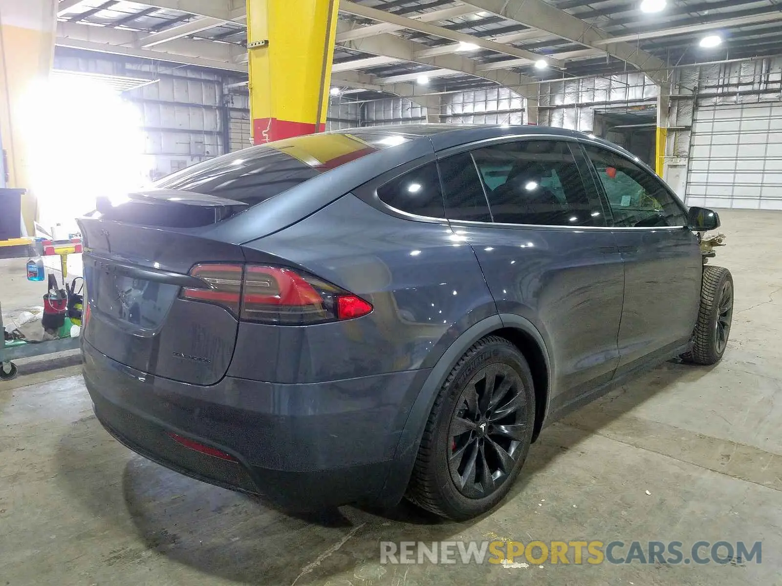4 fotografías del automóvil dañado 5YJXCAE41LF240929 TESLA MODEL X 2020