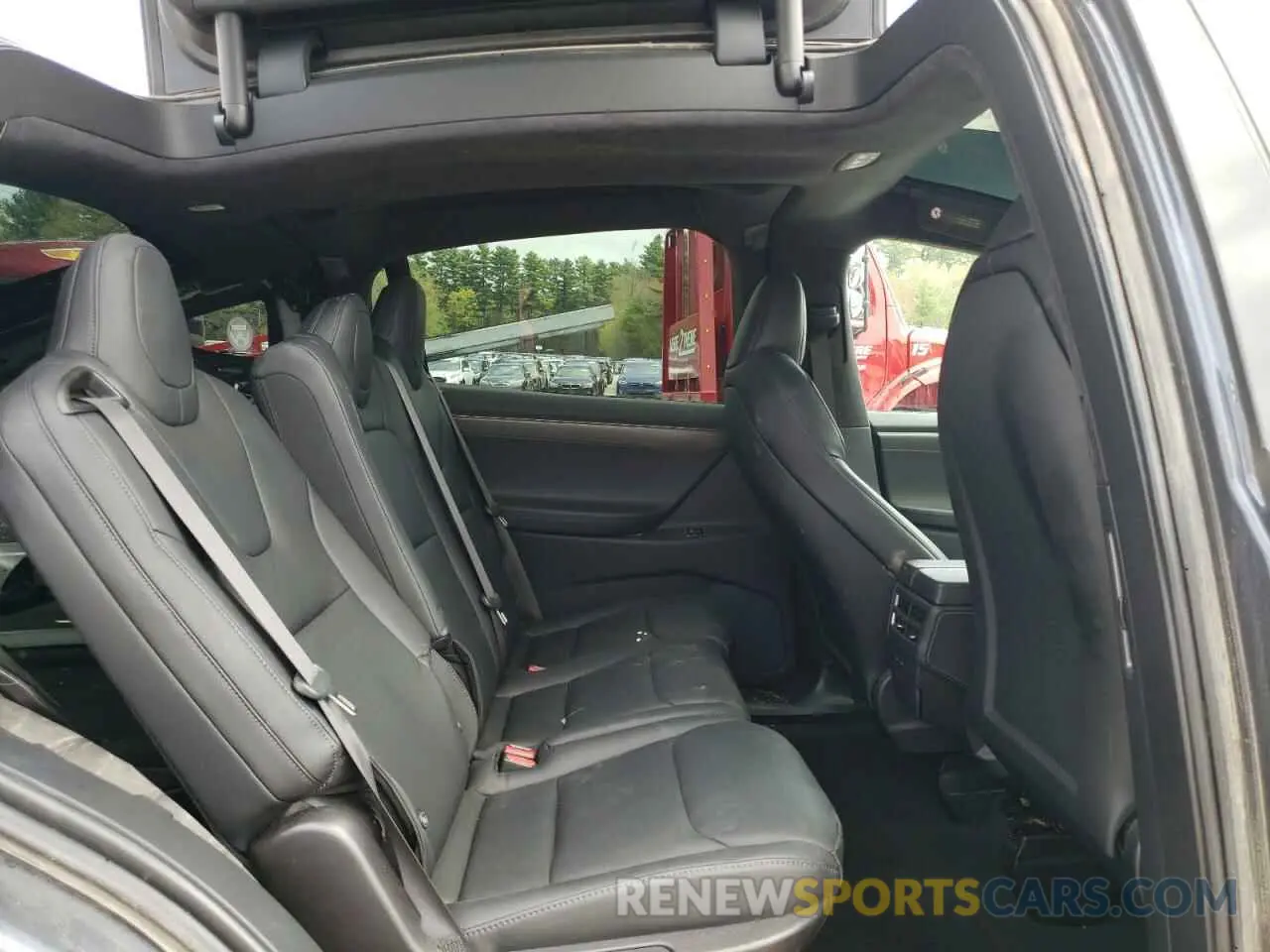 11 fotografías del automóvil dañado 5YJXCAE42LF278296 TESLA MODEL X 2020