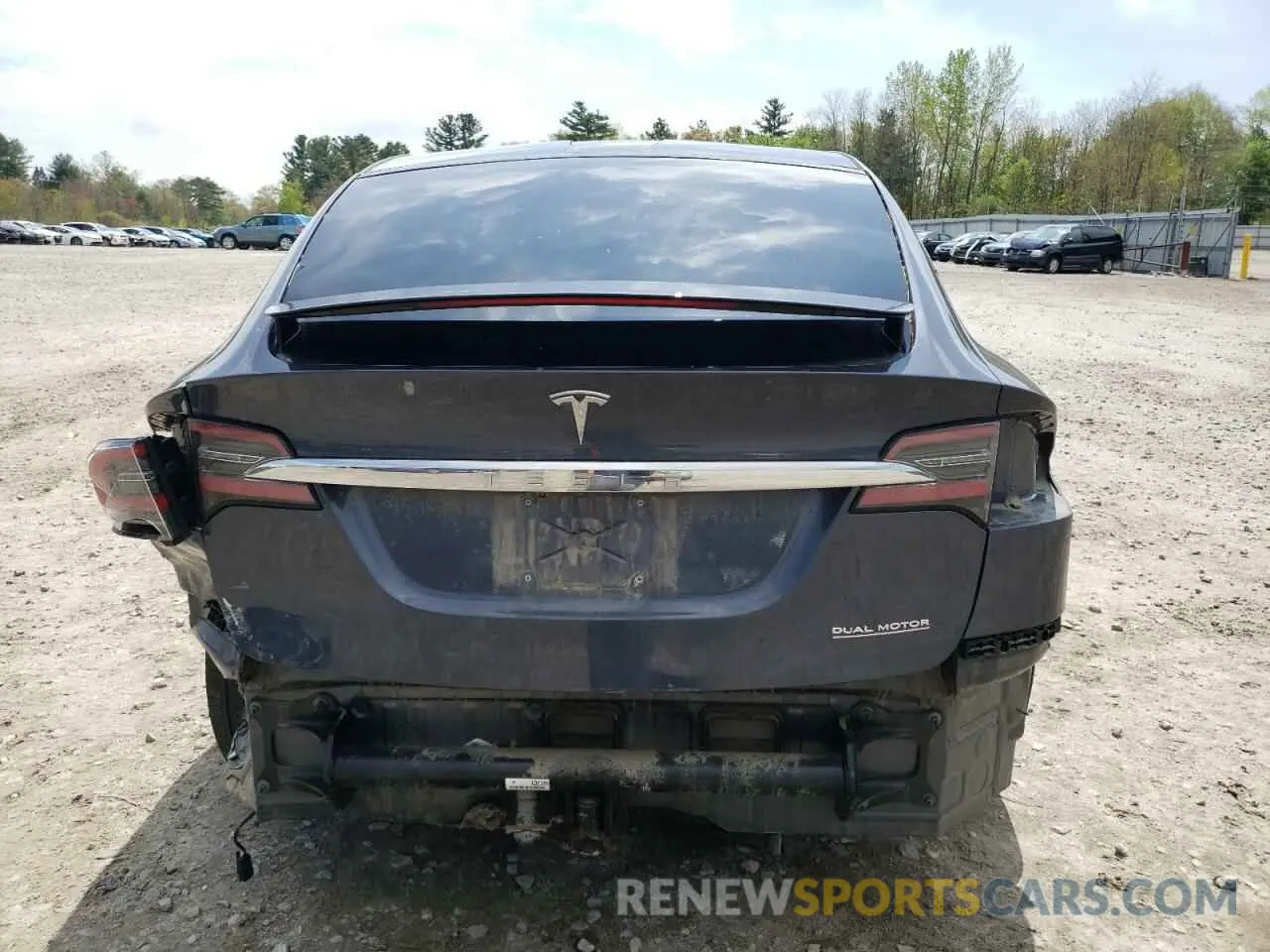 6 fotografías del automóvil dañado 5YJXCAE42LF278296 TESLA MODEL X 2020