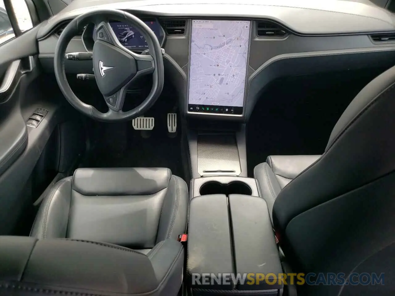 8 fotografías del automóvil dañado 5YJXCAE42LF278296 TESLA MODEL X 2020