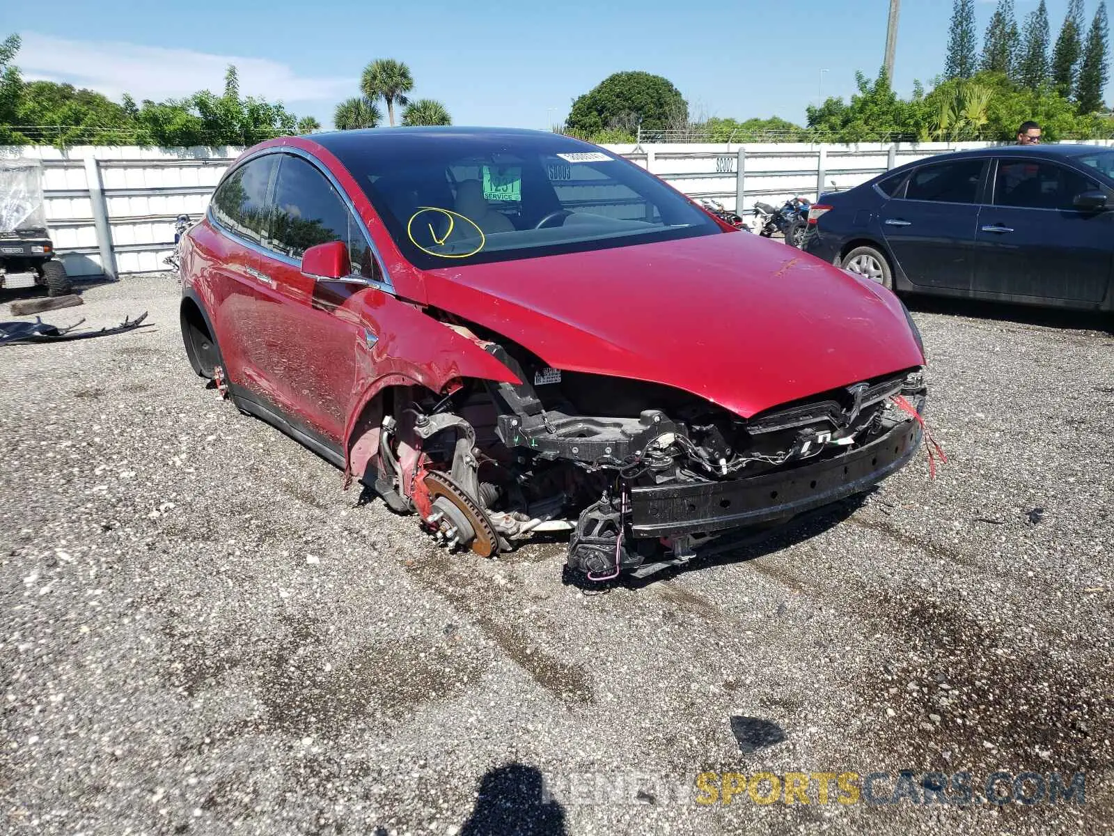 1 fotografías del automóvil dañado 5YJXCAE43LF266397 TESLA MODEL X 2020