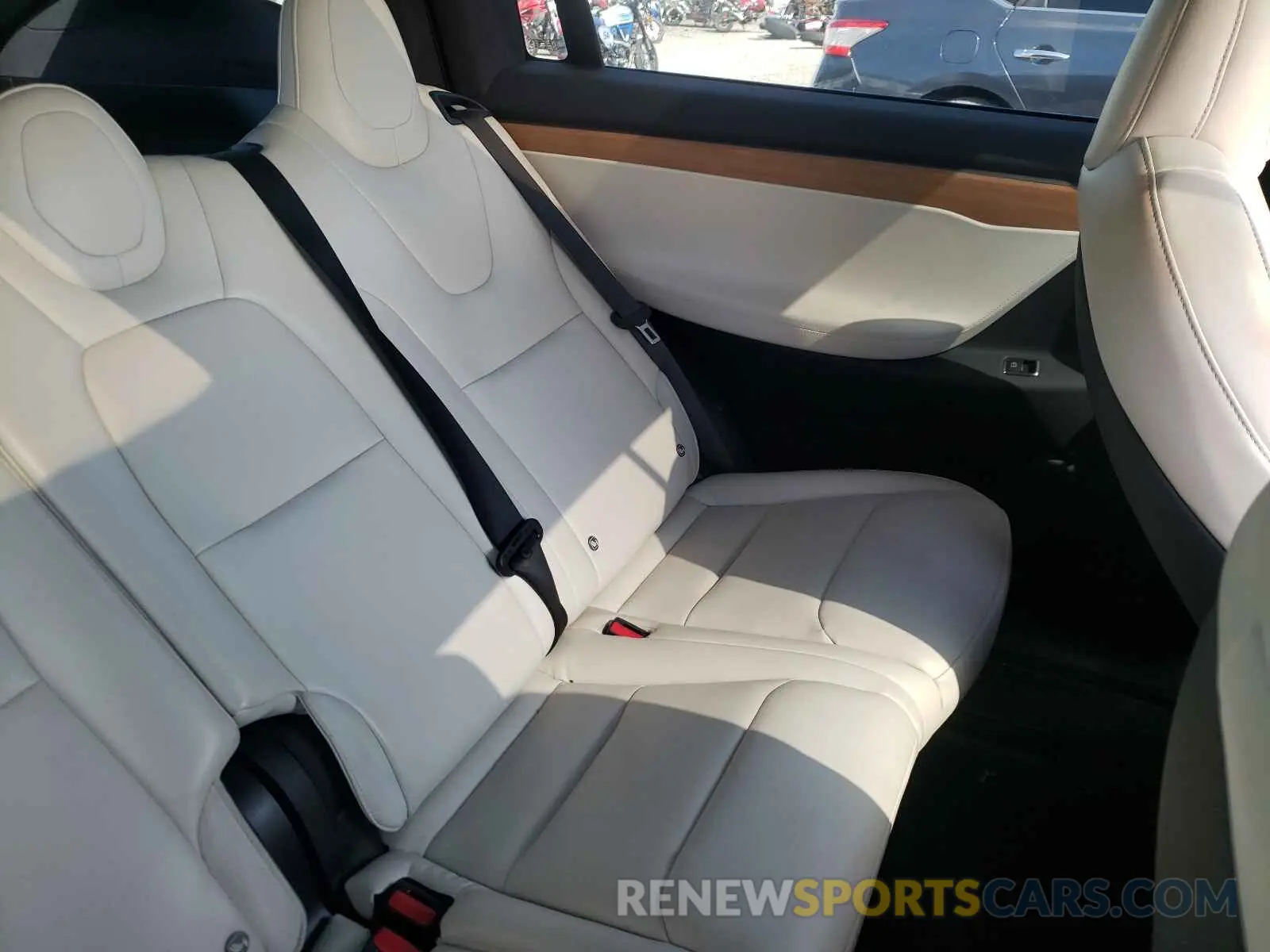 6 fotografías del automóvil dañado 5YJXCAE43LF266397 TESLA MODEL X 2020