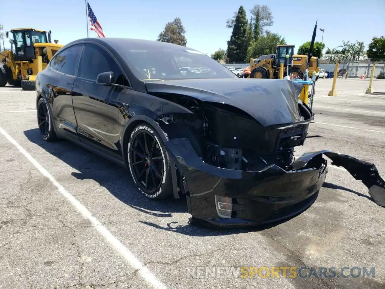 1 fotografías del automóvil dañado 5YJXCAE47LF261008 TESLA MODEL X 2020