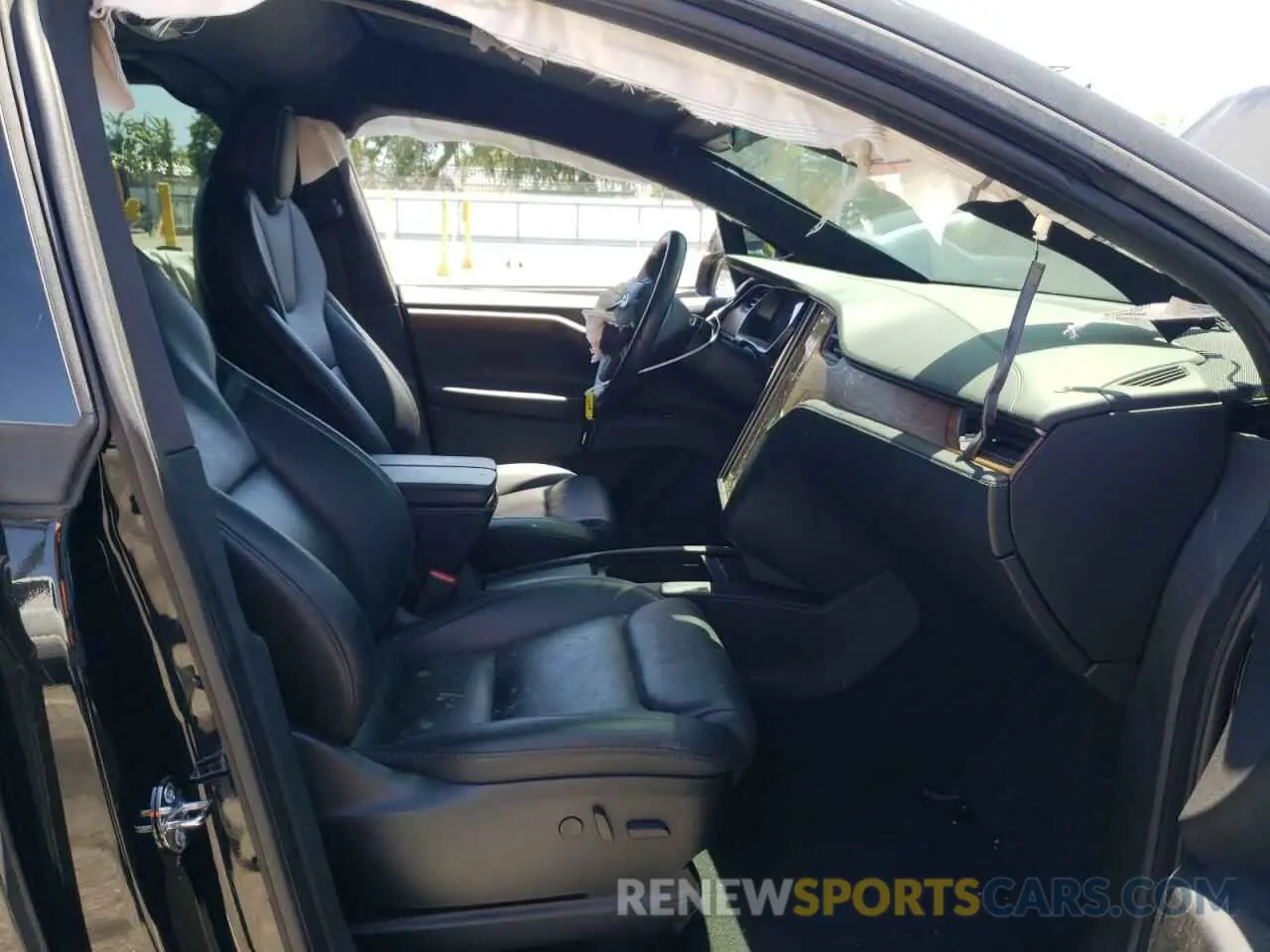5 fotografías del automóvil dañado 5YJXCAE47LF261008 TESLA MODEL X 2020