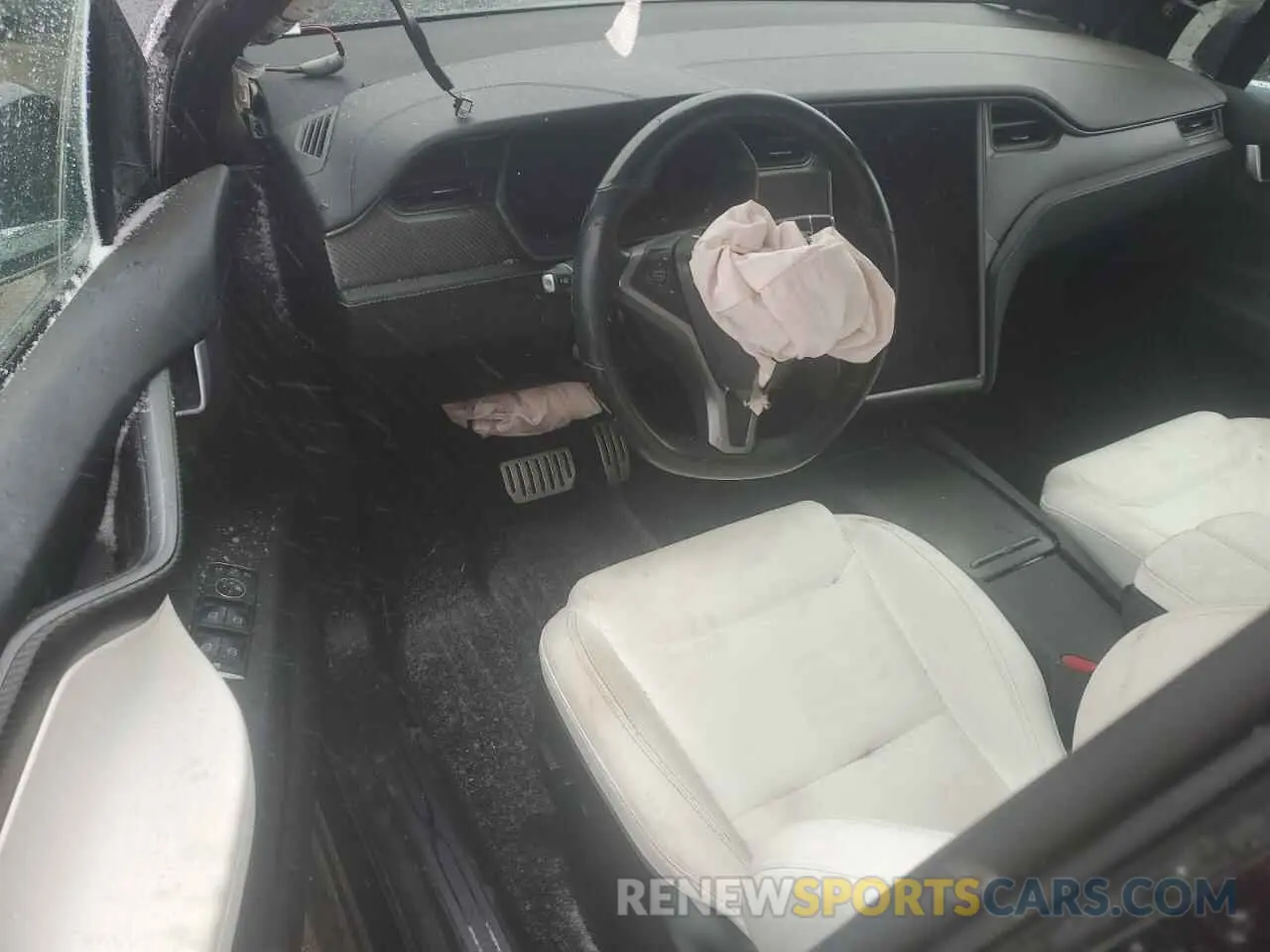 8 fotografías del automóvil dañado 5YJXCAE4XLF237575 TESLA MODEL X 2020