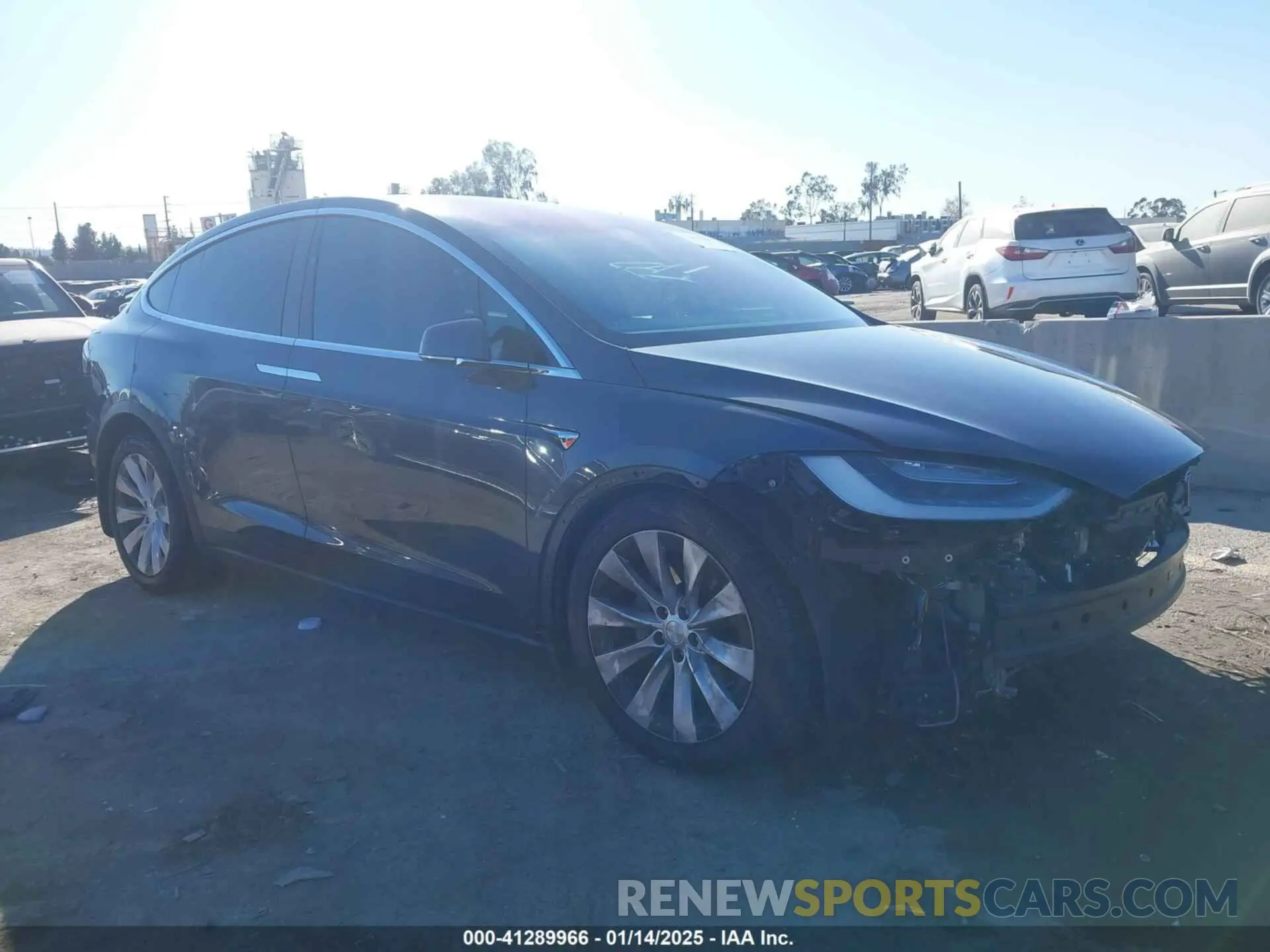 1 fotografías del automóvil dañado 5YJXCBE20LF239761 TESLA MODEL X 2020
