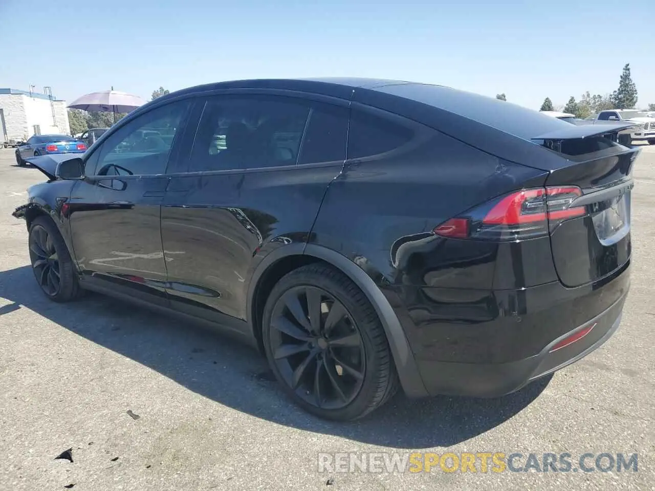 2 fotografías del automóvil dañado 5YJXCBE20LF241879 TESLA MODEL X 2020