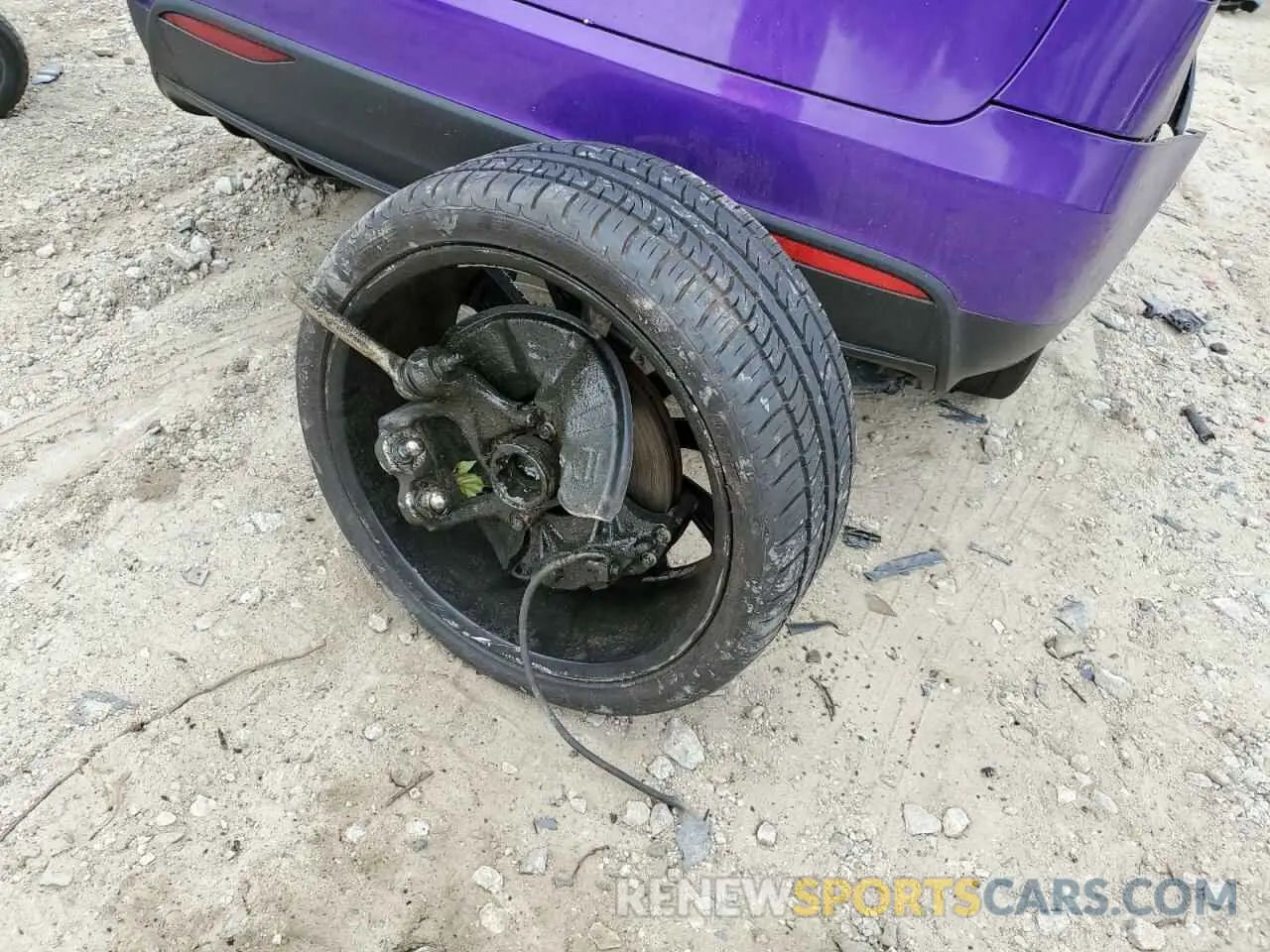 10 fotografías del automóvil dañado 5YJXCBE20LF250498 TESLA MODEL X 2020