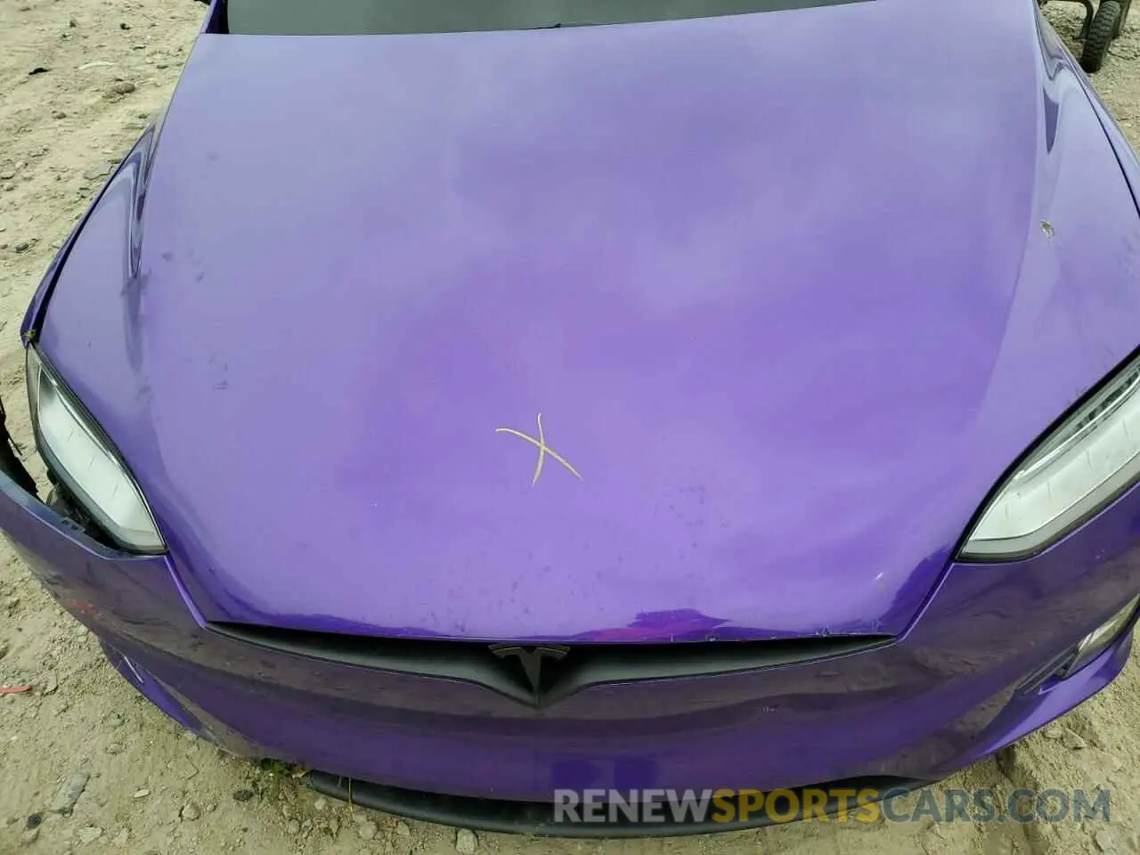 7 fotografías del automóvil dañado 5YJXCBE20LF250498 TESLA MODEL X 2020