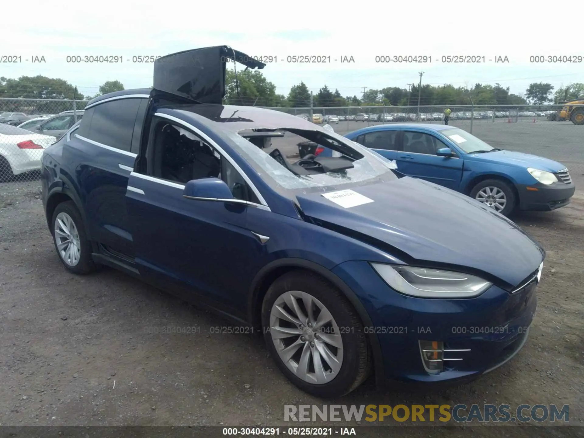 1 fotografías del automóvil dañado 5YJXCBE20LF298258 TESLA MODEL X 2020