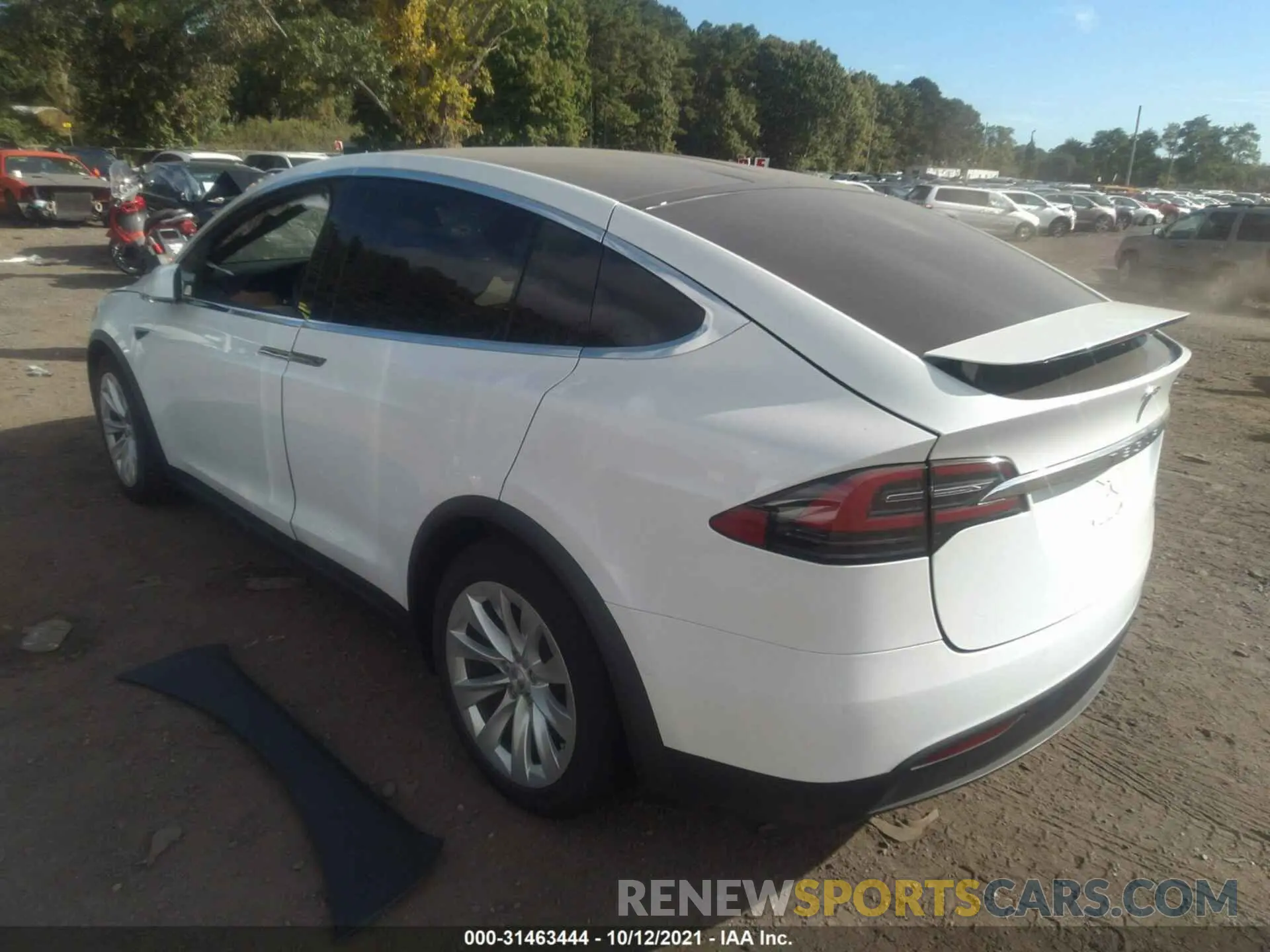 3 fotografías del automóvil dañado 5YJXCBE21LF227876 TESLA MODEL X 2020