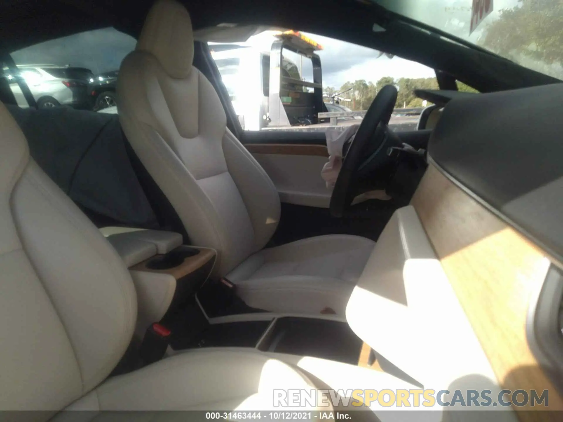 5 fotografías del automóvil dañado 5YJXCBE21LF227876 TESLA MODEL X 2020