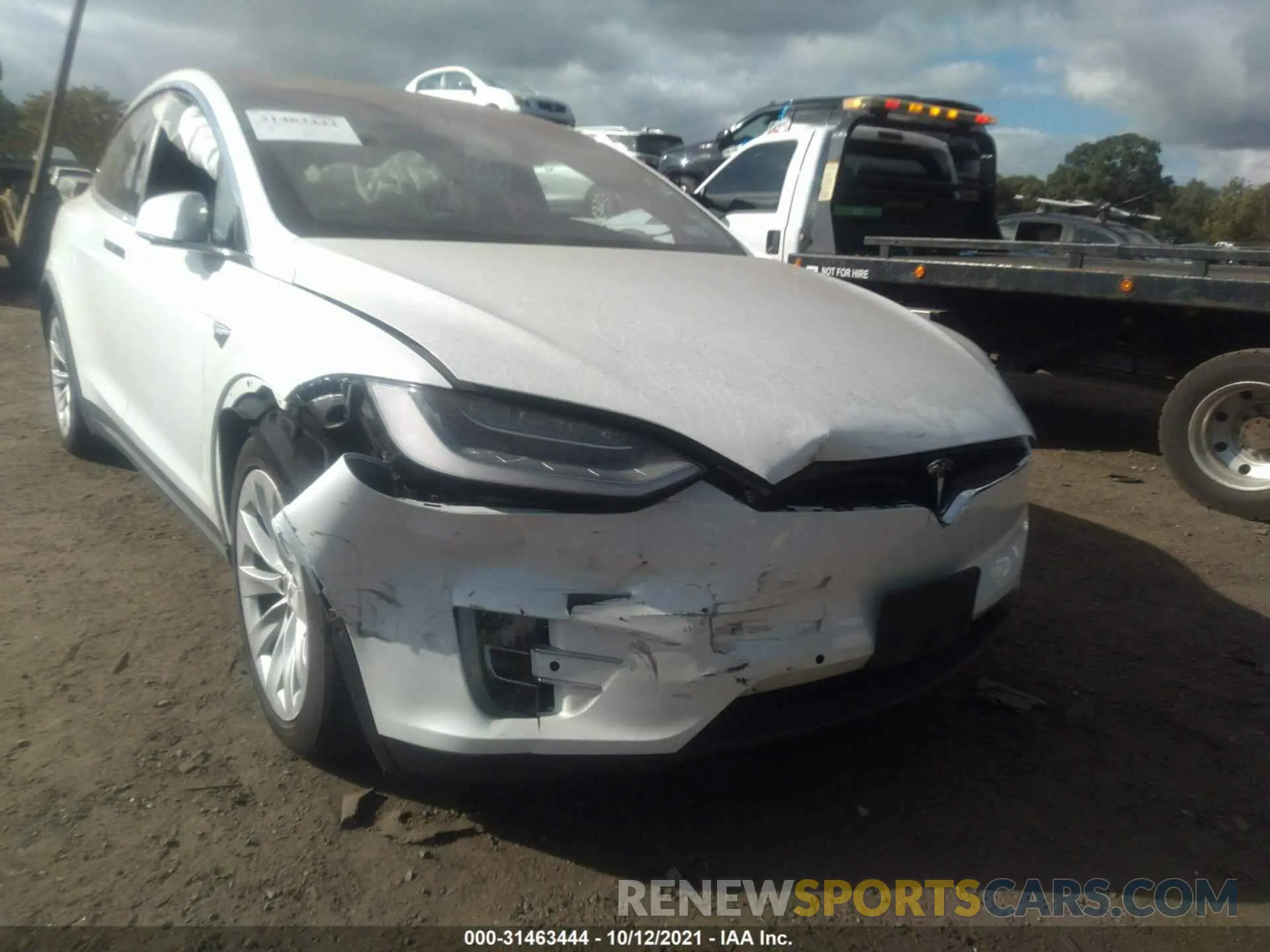 6 fotografías del automóvil dañado 5YJXCBE21LF227876 TESLA MODEL X 2020