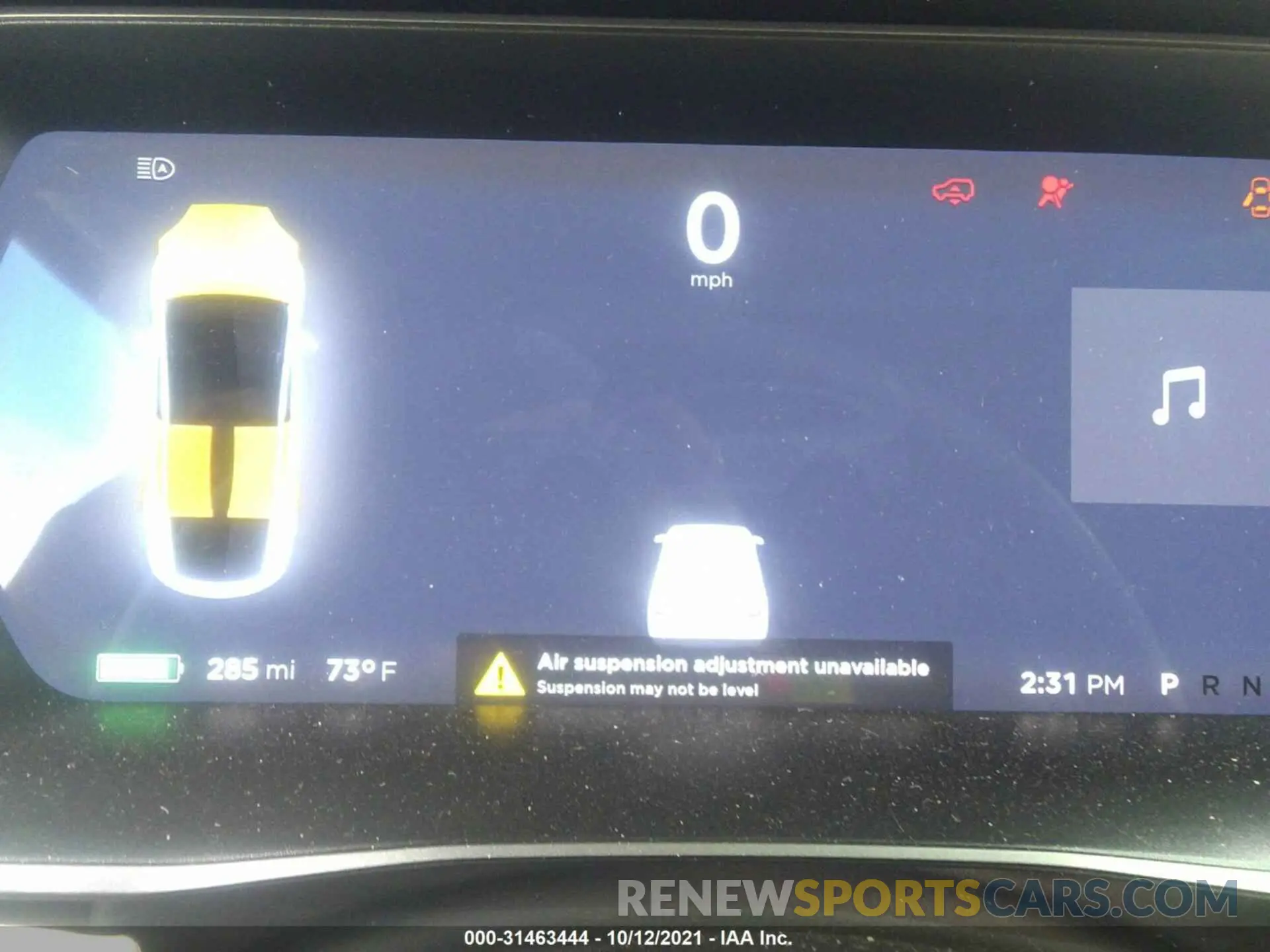 7 fotografías del automóvil dañado 5YJXCBE21LF227876 TESLA MODEL X 2020