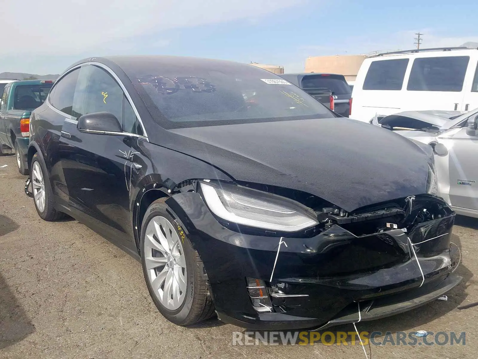 1 fotografías del automóvil dañado 5YJXCBE21LF241471 TESLA MODEL X 2020