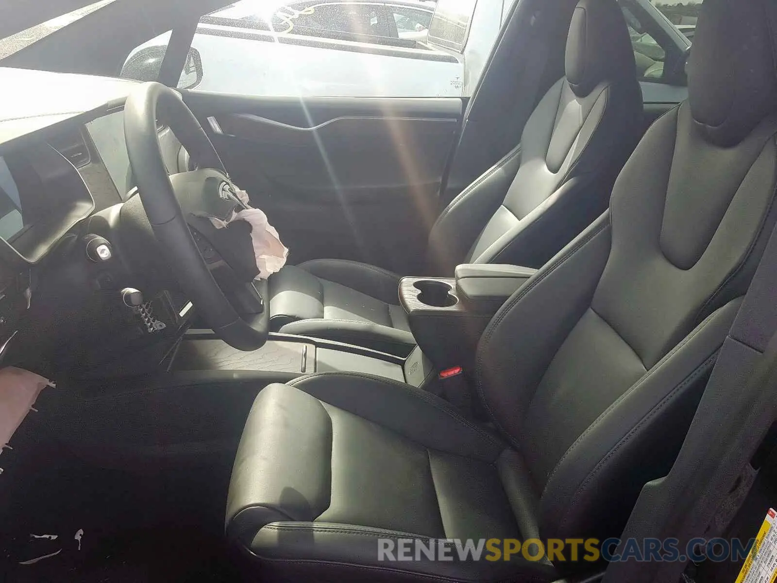 5 fotografías del automóvil dañado 5YJXCBE21LF241471 TESLA MODEL X 2020