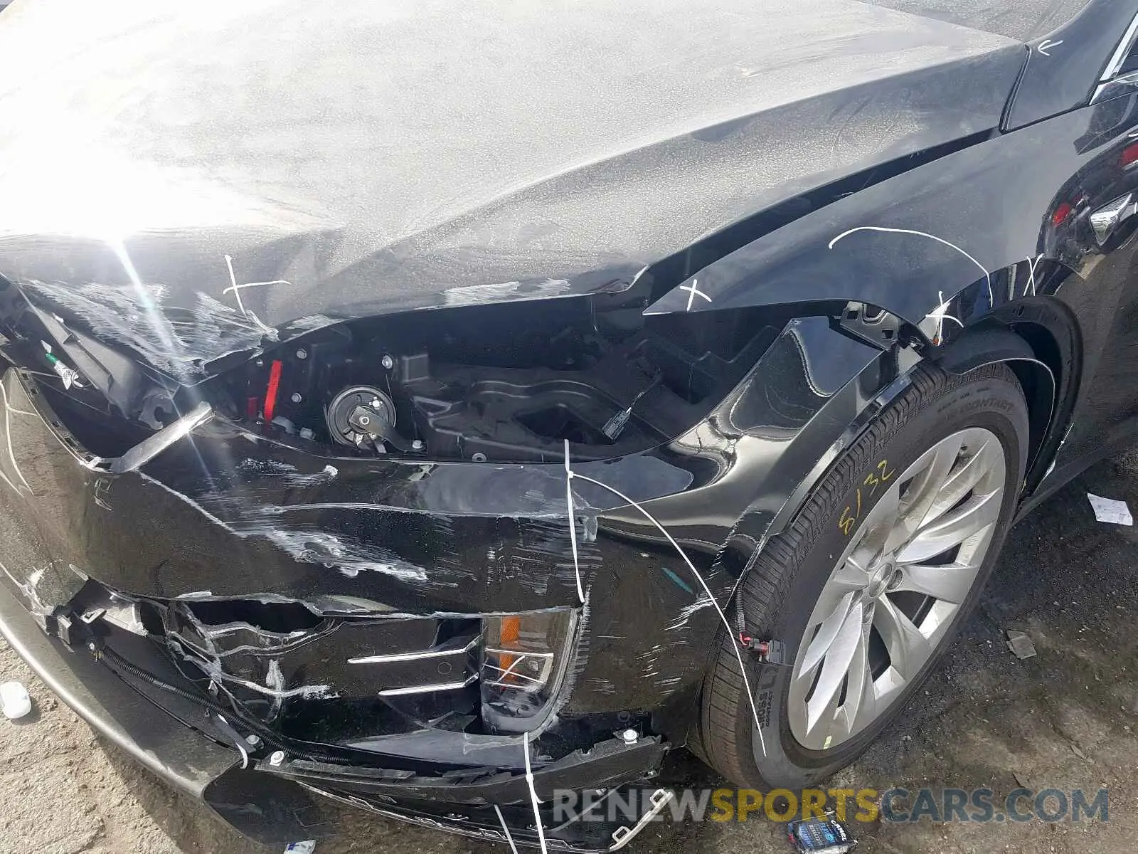 9 fotografías del automóvil dañado 5YJXCBE21LF241471 TESLA MODEL X 2020