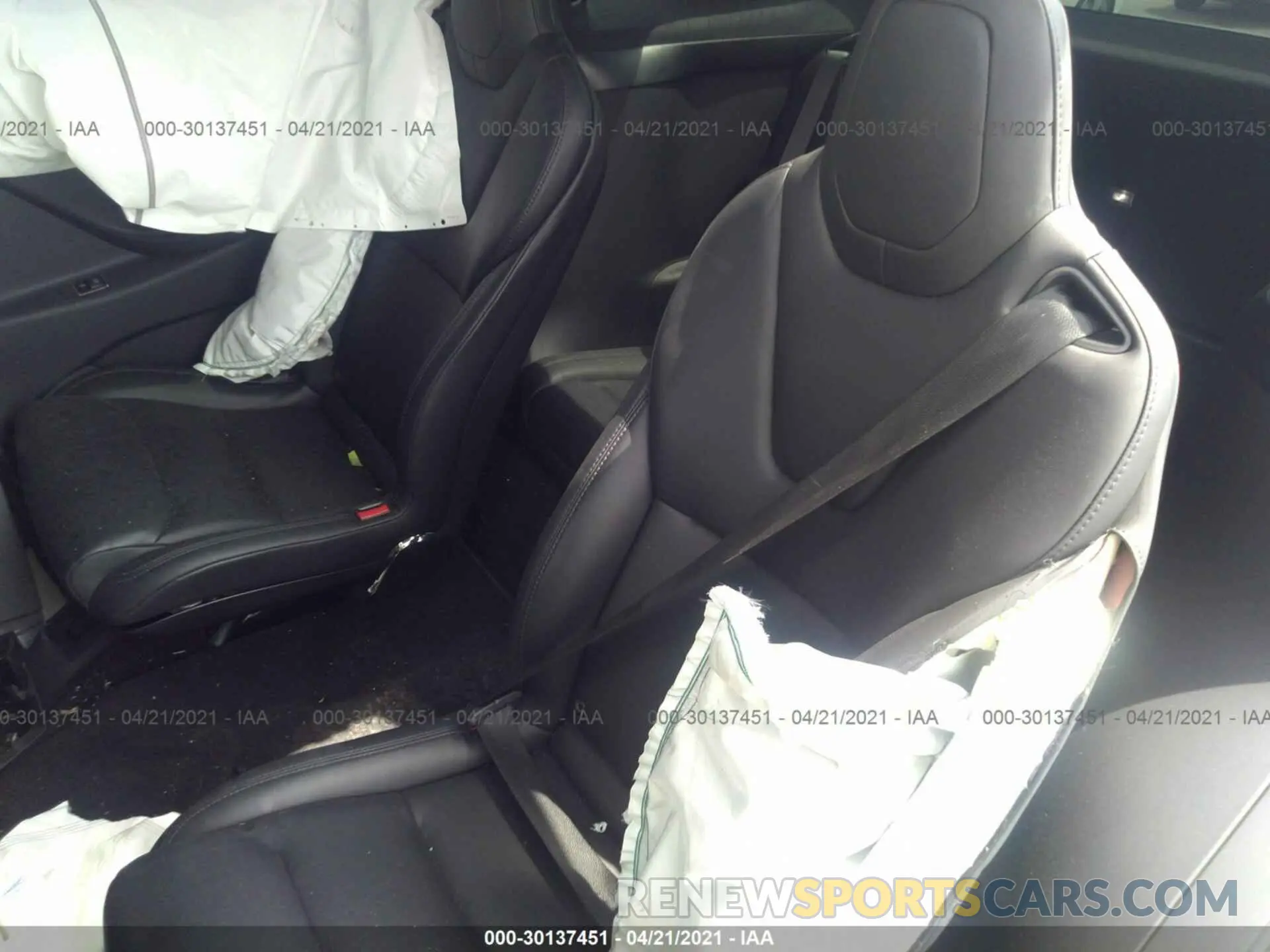 8 fotografías del automóvil dañado 5YJXCBE21LF246704 TESLA MODEL X 2020
