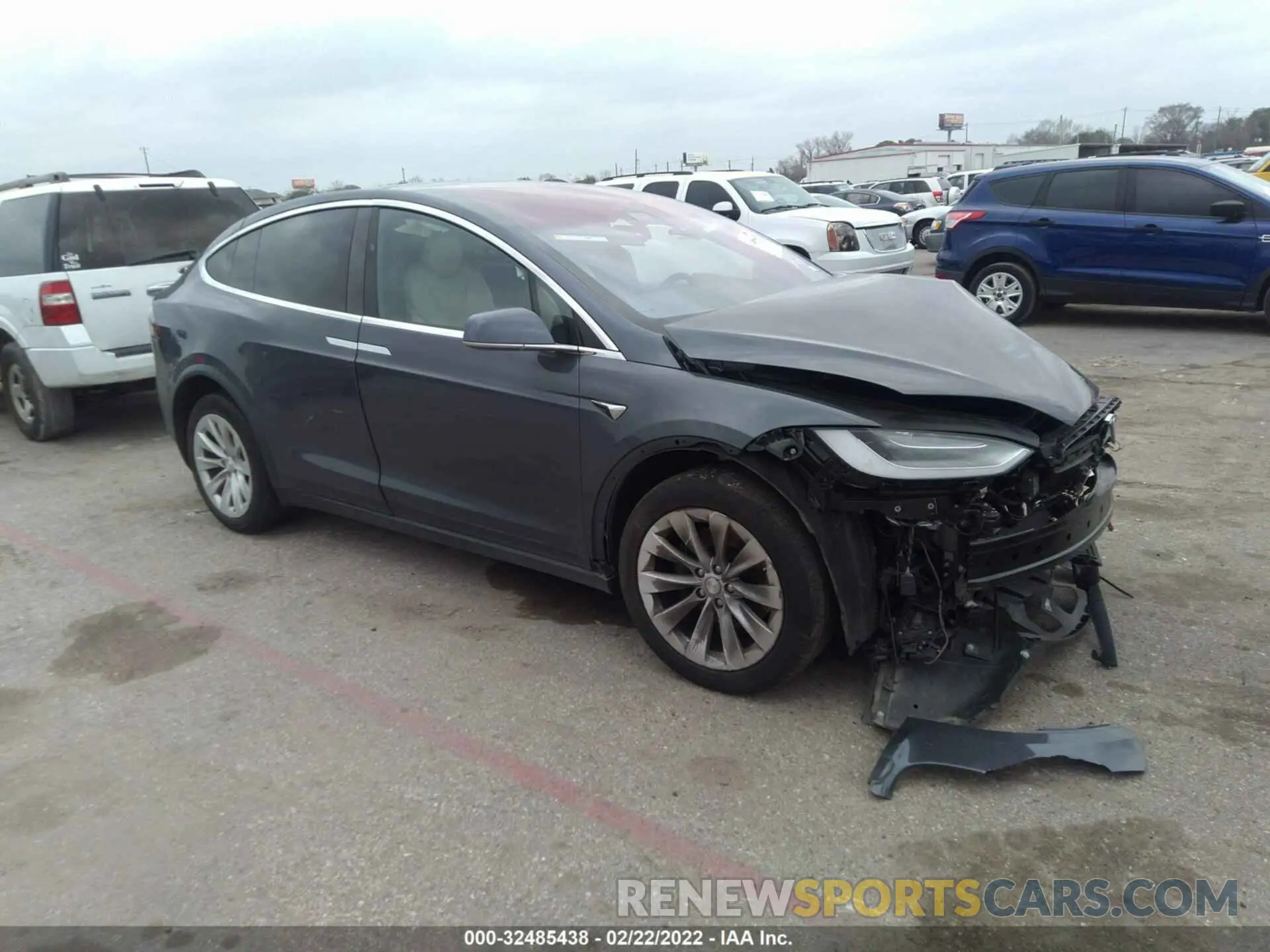 1 fotografías del automóvil dañado 5YJXCBE22LF262541 TESLA MODEL X 2020