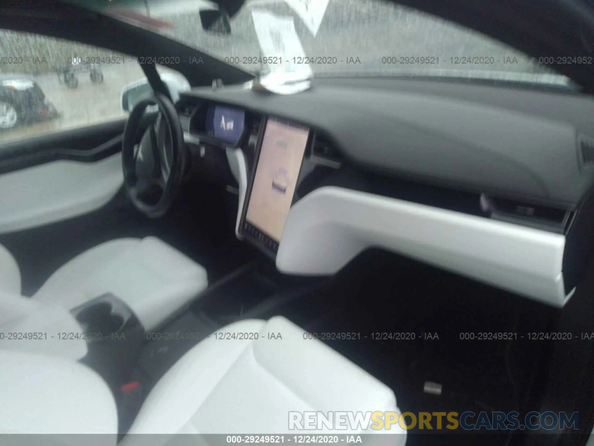 5 fotografías del automóvil dañado 5YJXCBE23LF231606 TESLA MODEL X 2020