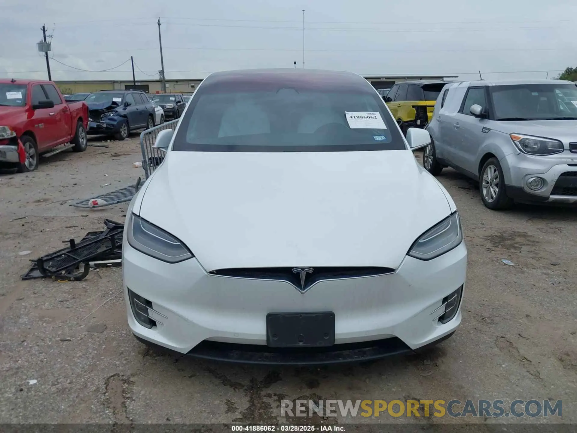 11 fotografías del automóvil dañado 5YJXCBE23LF233484 TESLA MODEL X 2020