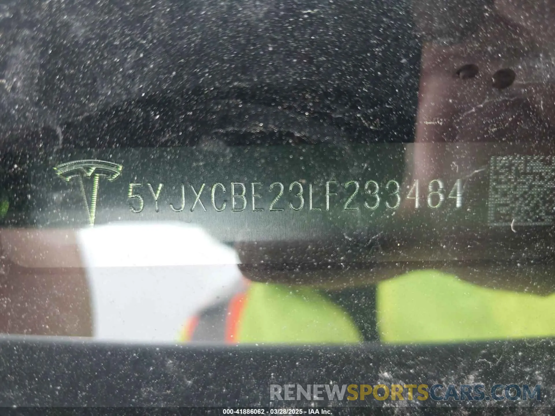 9 fotografías del automóvil dañado 5YJXCBE23LF233484 TESLA MODEL X 2020
