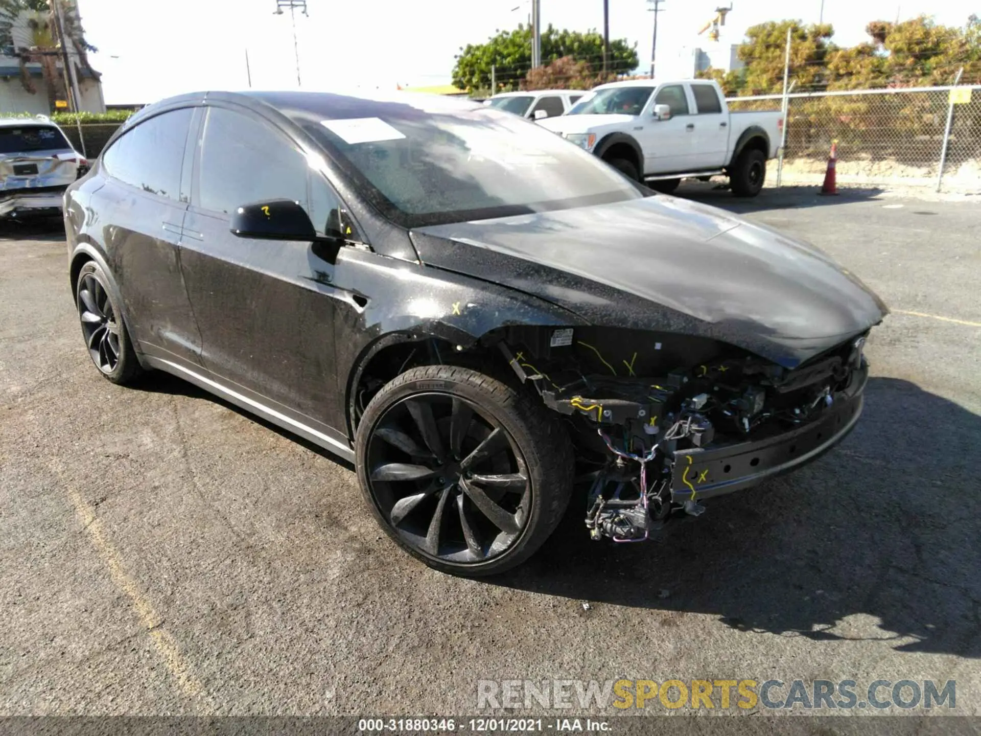 1 fotografías del automóvil dañado 5YJXCBE23LF260801 TESLA MODEL X 2020
