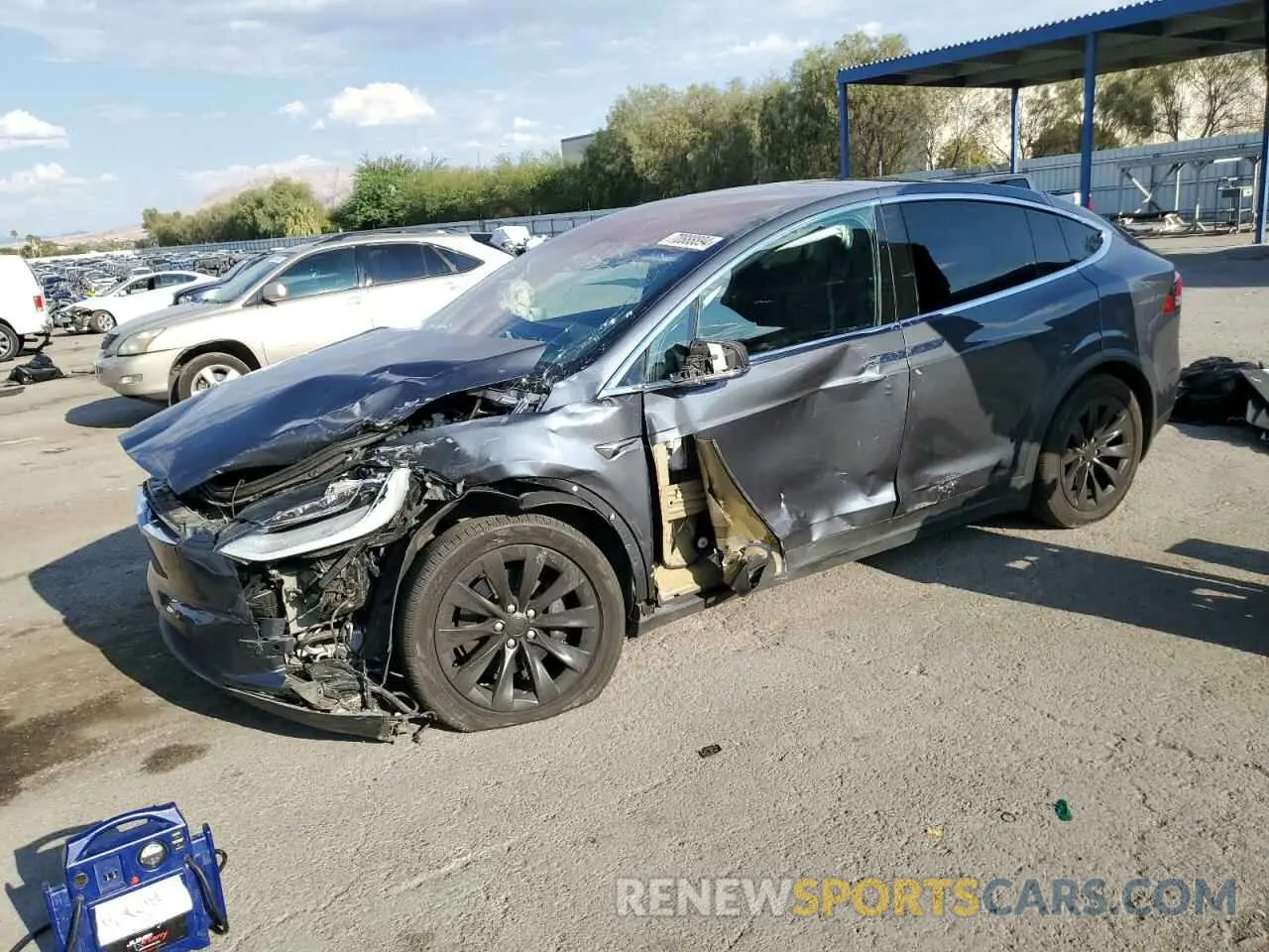 1 fotografías del automóvil dañado 5YJXCBE23LF261043 TESLA MODEL X 2020