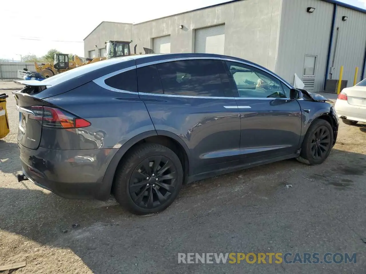 3 fotografías del automóvil dañado 5YJXCBE23LF261043 TESLA MODEL X 2020