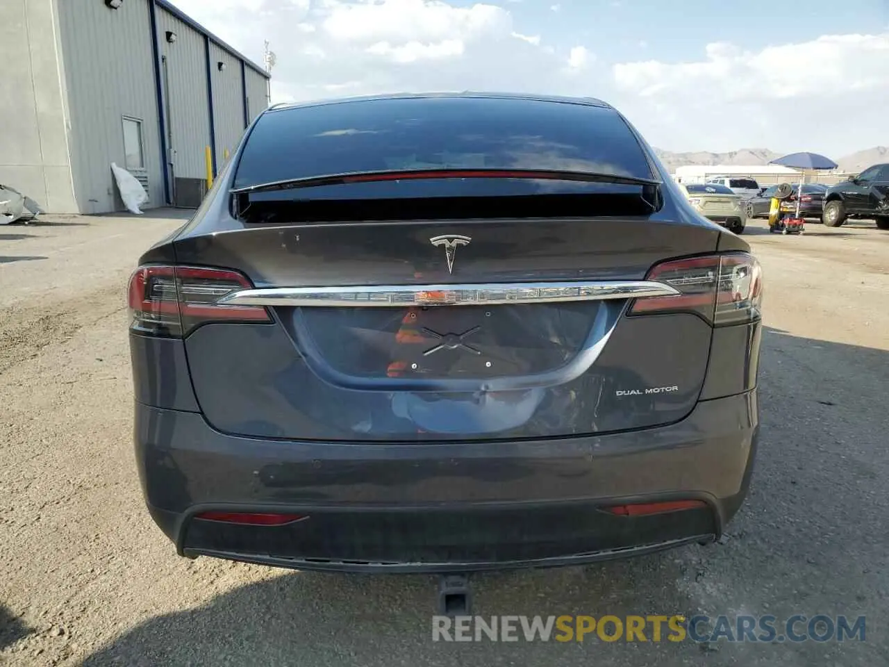 6 fotografías del automóvil dañado 5YJXCBE23LF261043 TESLA MODEL X 2020