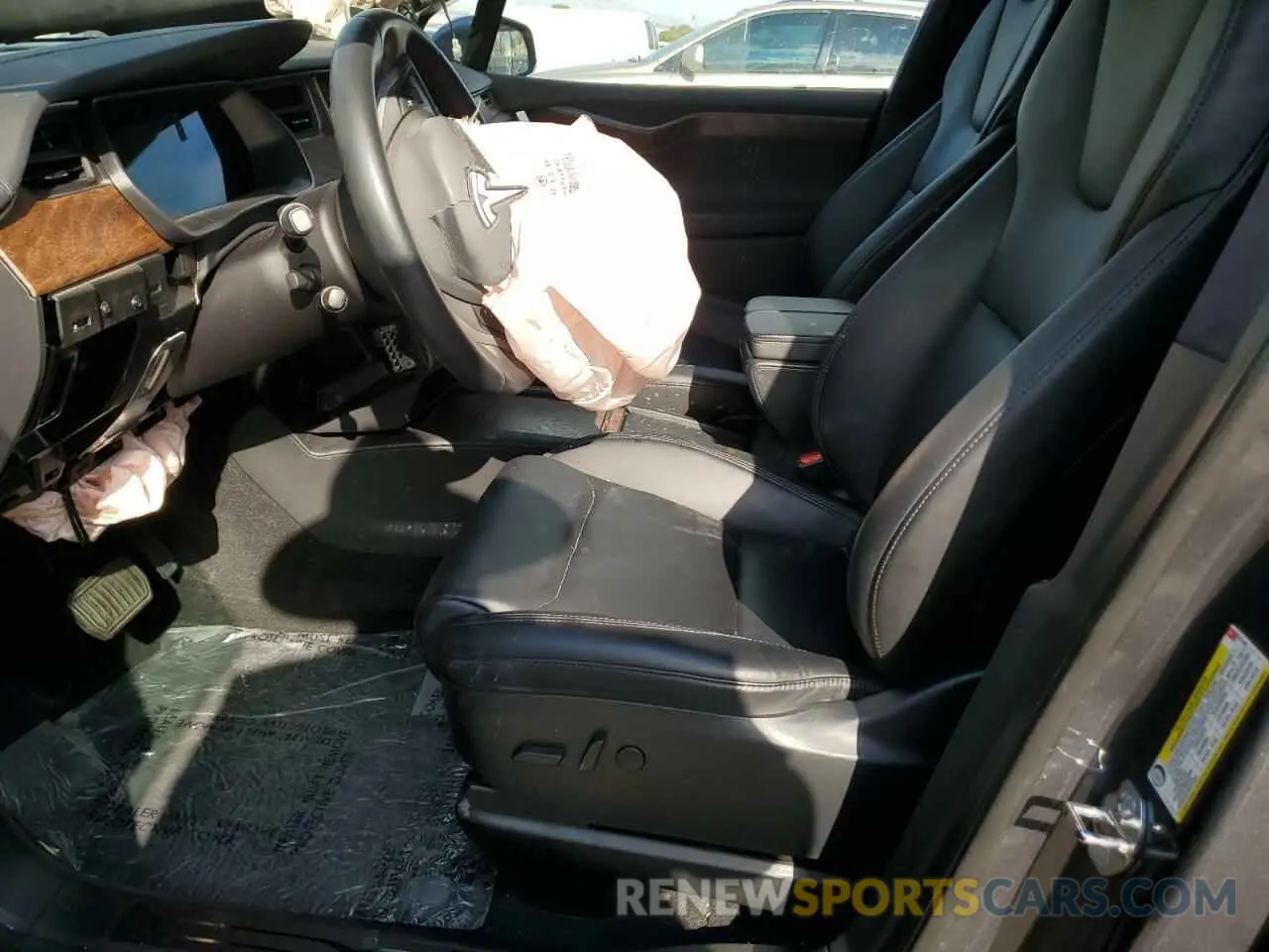 7 fotografías del automóvil dañado 5YJXCBE23LF261043 TESLA MODEL X 2020