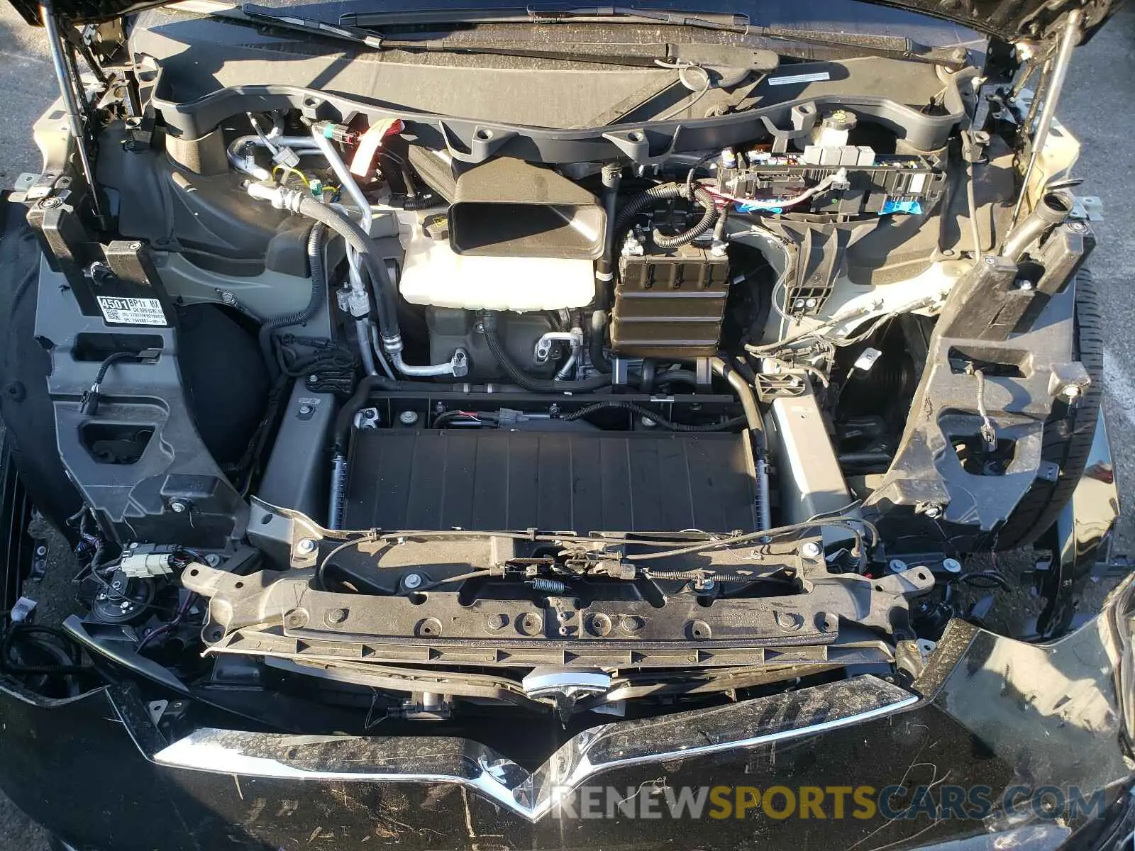 7 fotografías del automóvil dañado 5YJXCBE23LF282152 TESLA MODEL X 2020