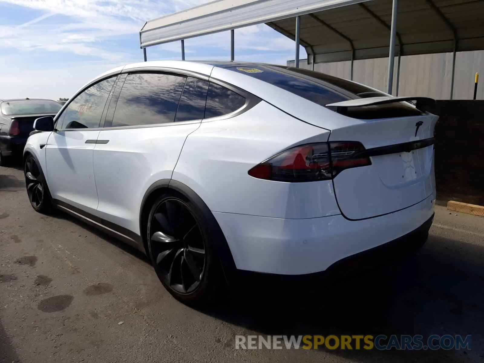 3 fotografías del automóvil dañado 5YJXCBE23LF283558 TESLA MODEL X 2020