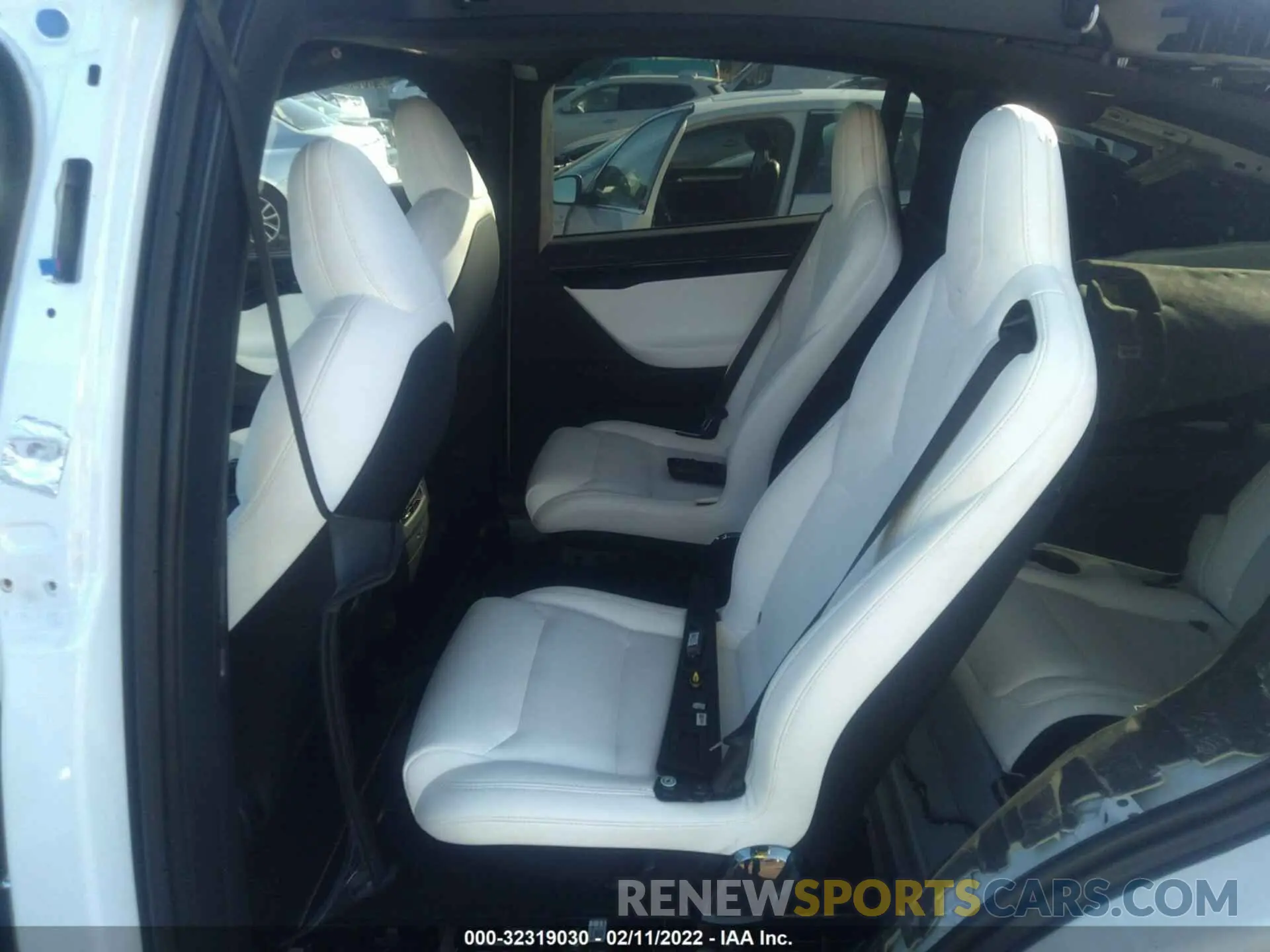 8 fotografías del automóvil dañado 5YJXCBE23LF286055 TESLA MODEL X 2020