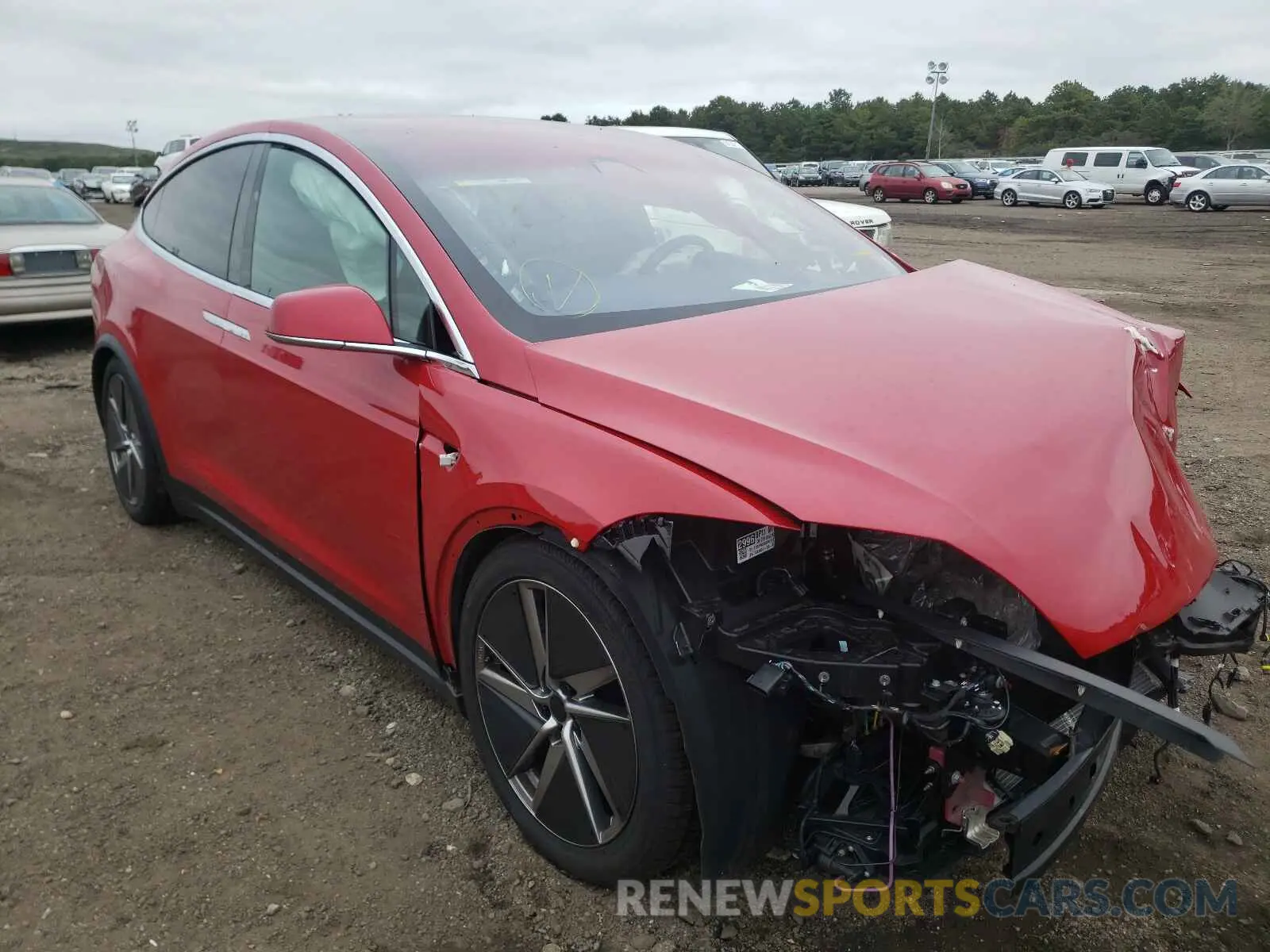 1 fotografías del automóvil dañado 5YJXCBE23LF303906 TESLA MODEL X 2020